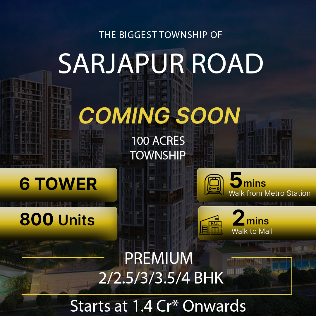 Upcoming Project Bangalore Facebook ad: 100 Acres of Township Project - Coming Soon at Sarjapur…