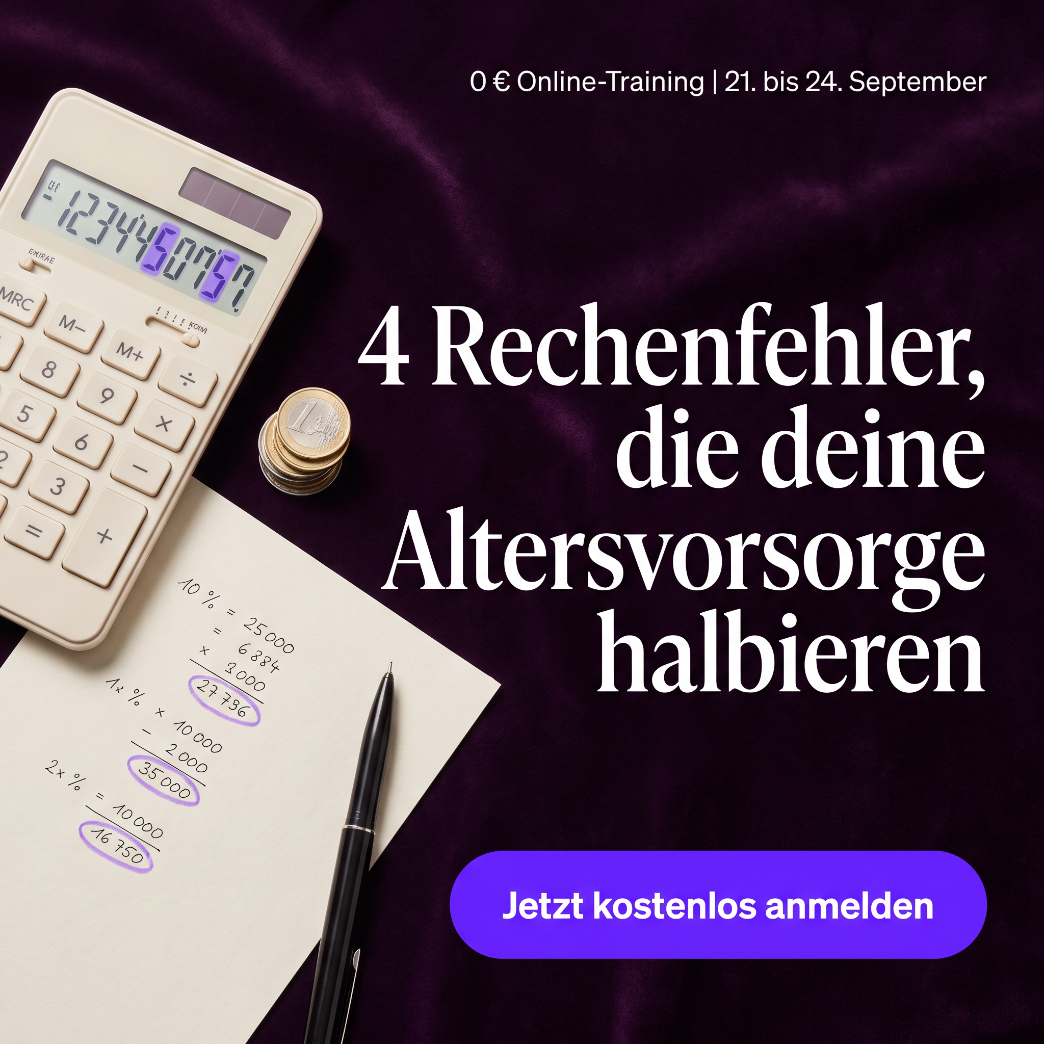 Madame Moneypenny Facebook ad