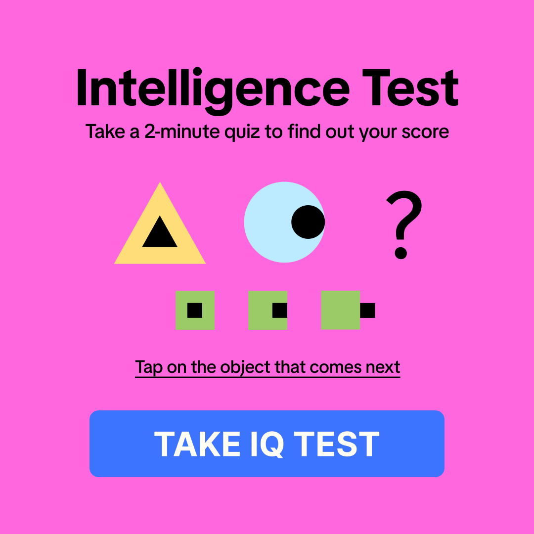 My IQ Facebook ad