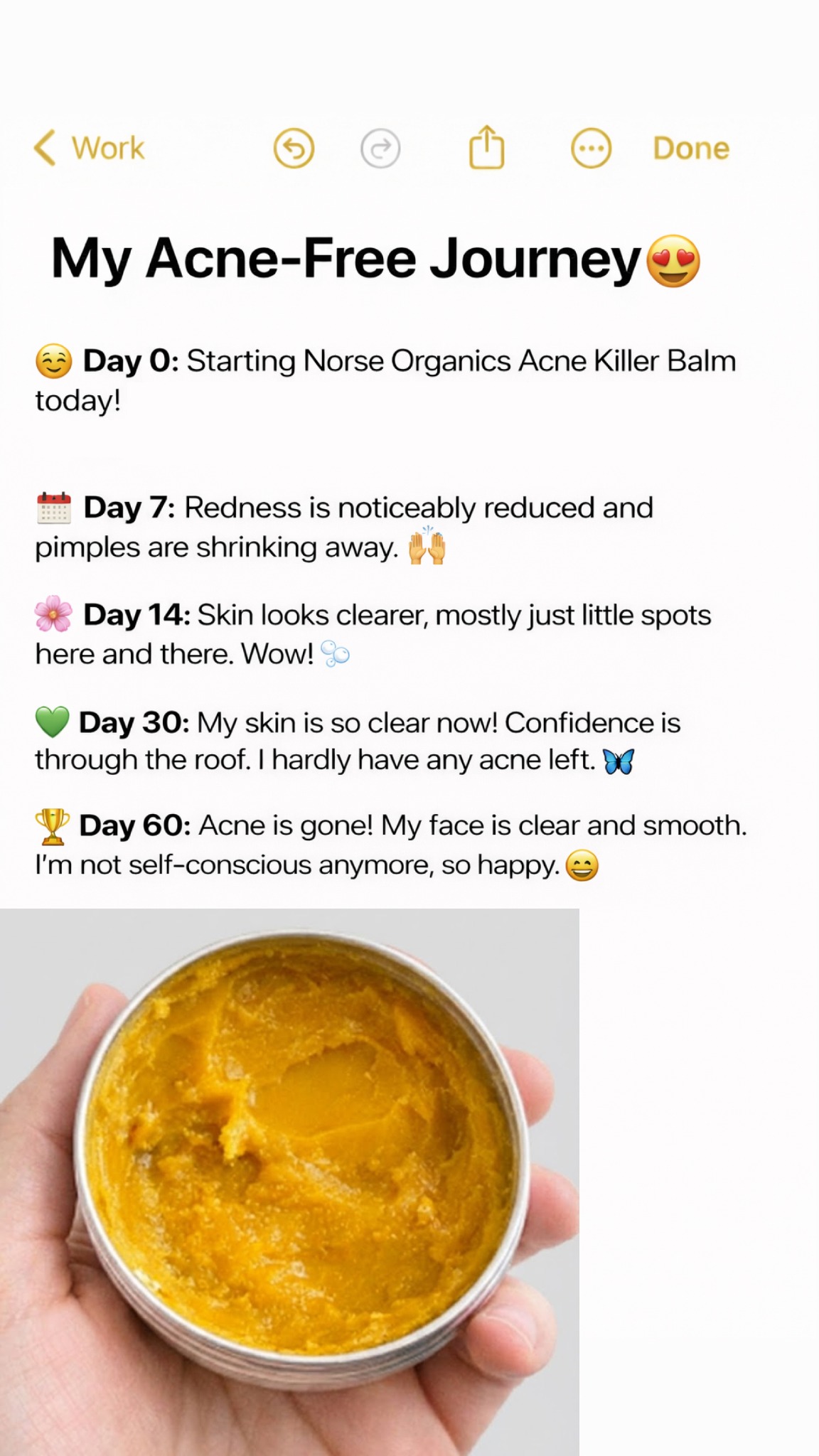 Norse Organics Facebook ad