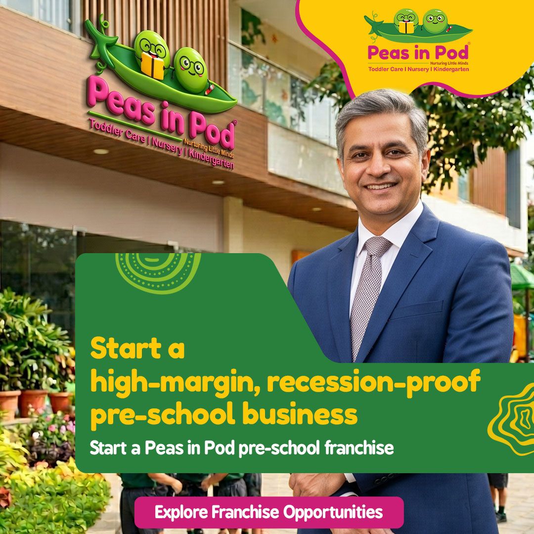Peas In Pod Franchise Facebook ad: Run Your Own Preschool