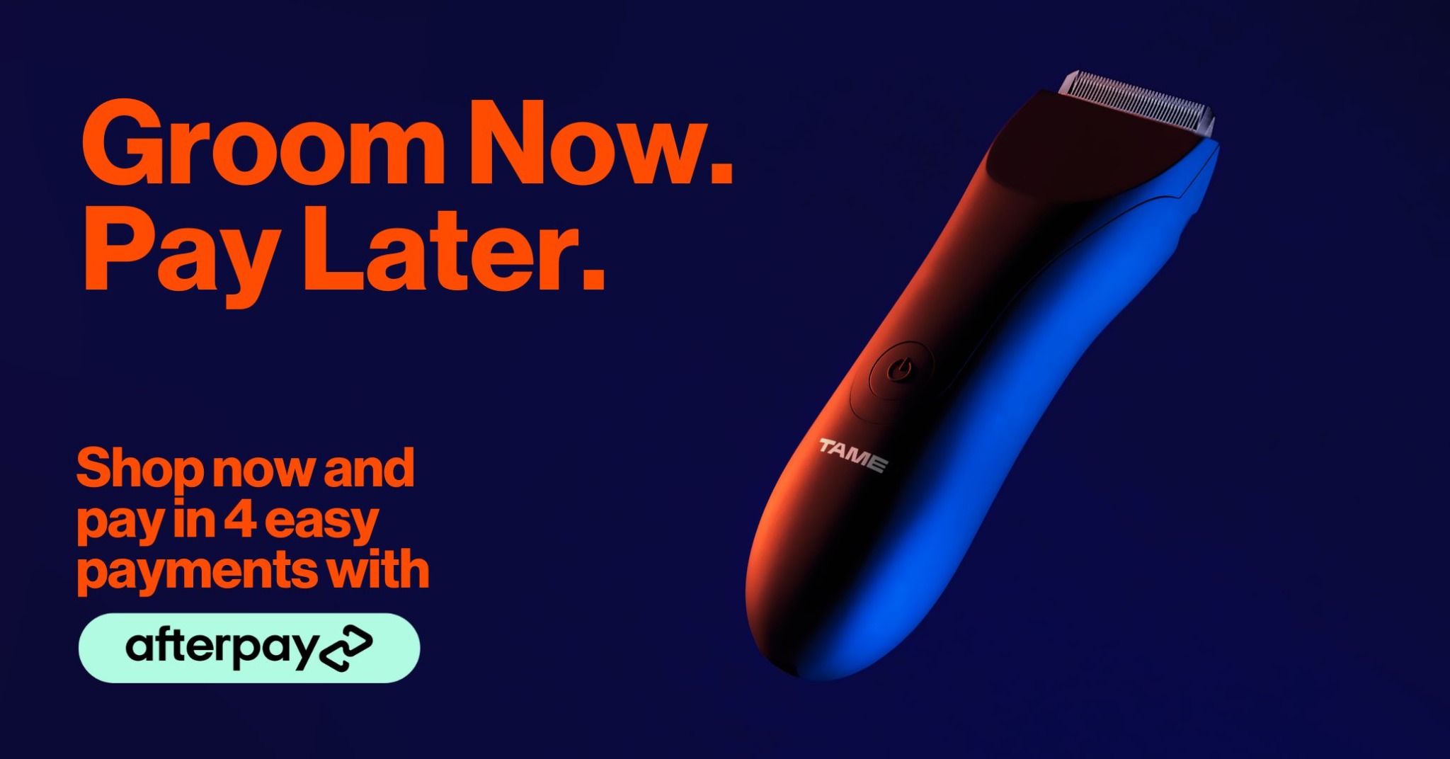 TAME Men's Grooming Facebook ad