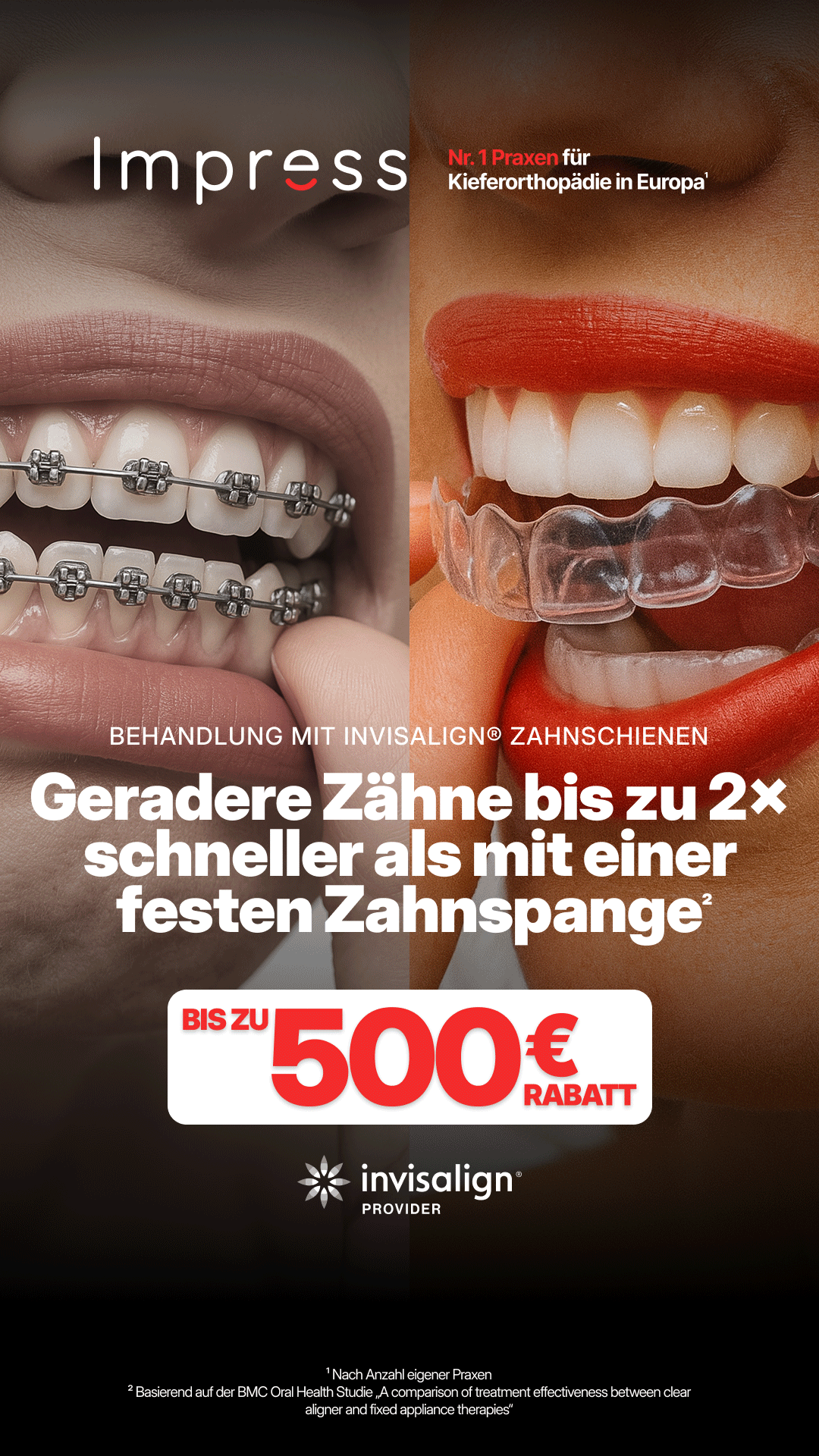 Impress Deutschland Facebook ad: Mach den Test. Spare 500 €!