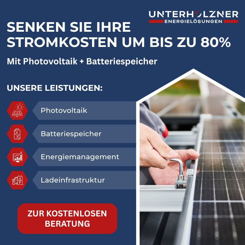 Unterholzner Energielösungen Facebook ad from Apr 28, 2025