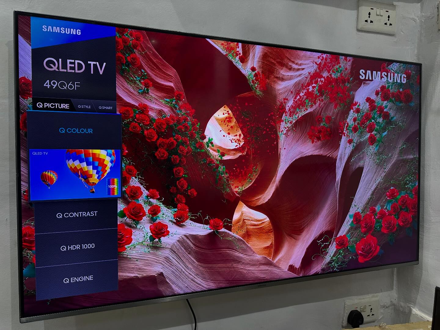 A-1 Electronics Nig.Ltd Facebook ad: 49’’Samsung Qled Smart Tv (Q6F)