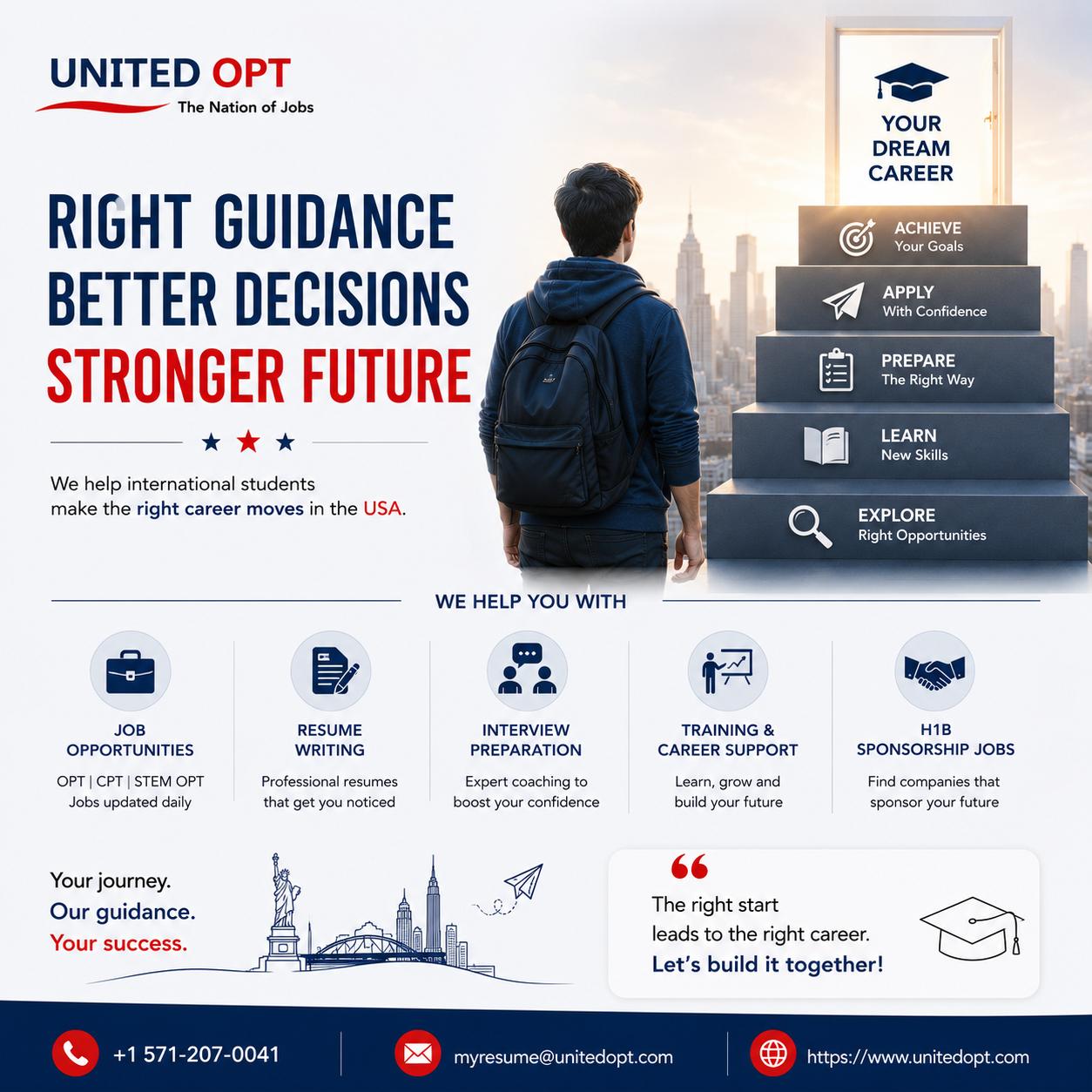 United OPT Facebook ad from Aug 3, 2026