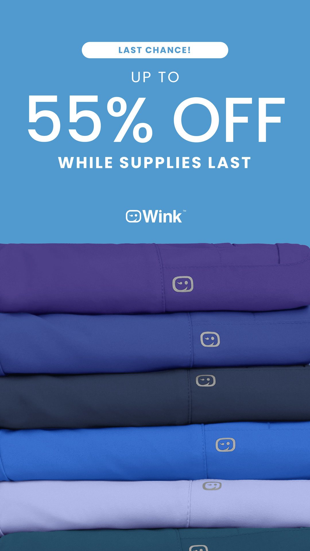 Wink Scrubs Facebook ad