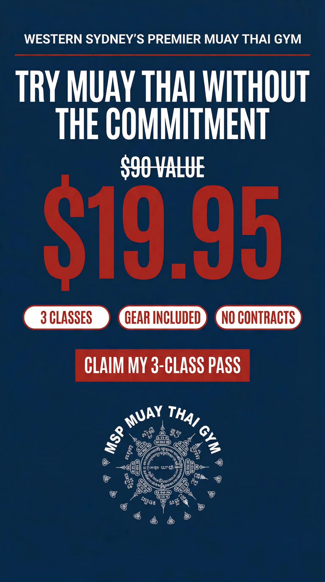 MSP Muay Thai Gym Facebook ad