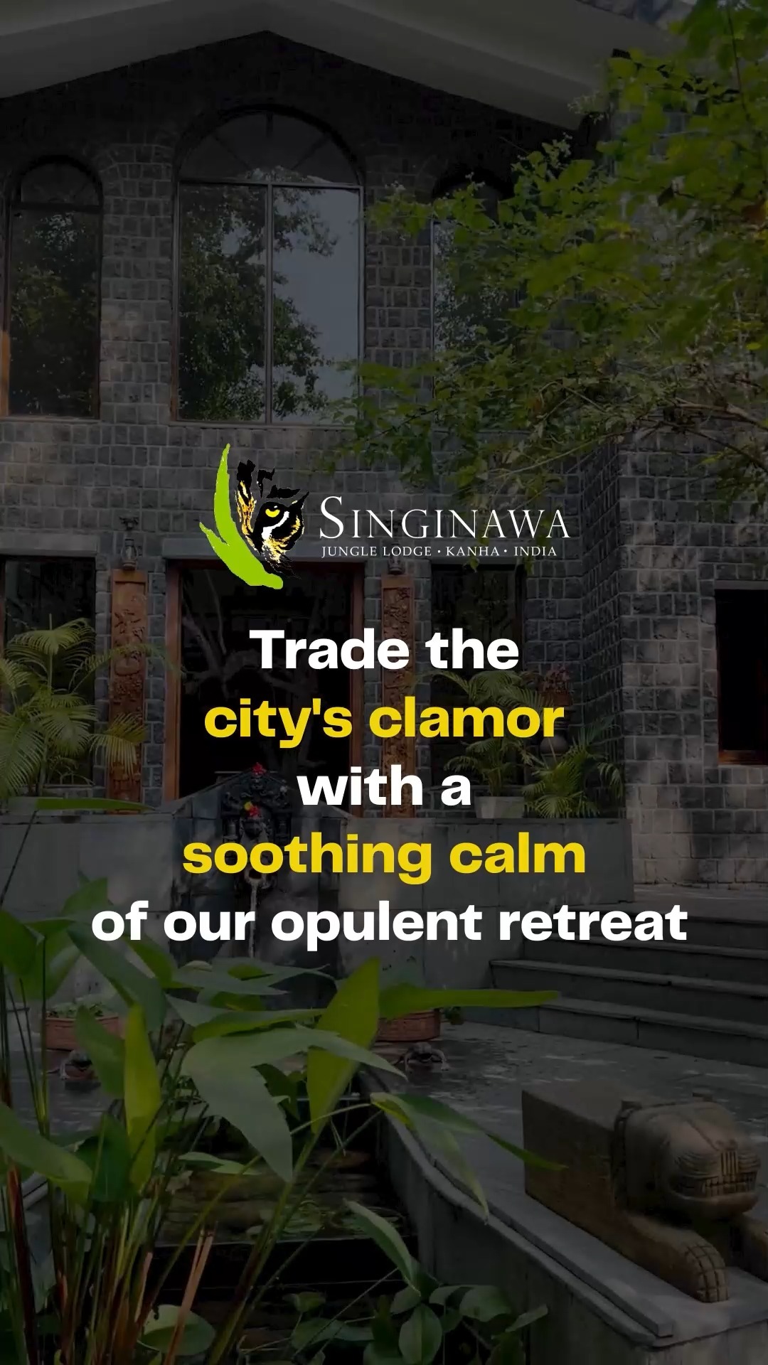 Singinawa Jungle Lodge Facebook ad: Luxury Redefined in Kanha, Safari & Relaxation at…