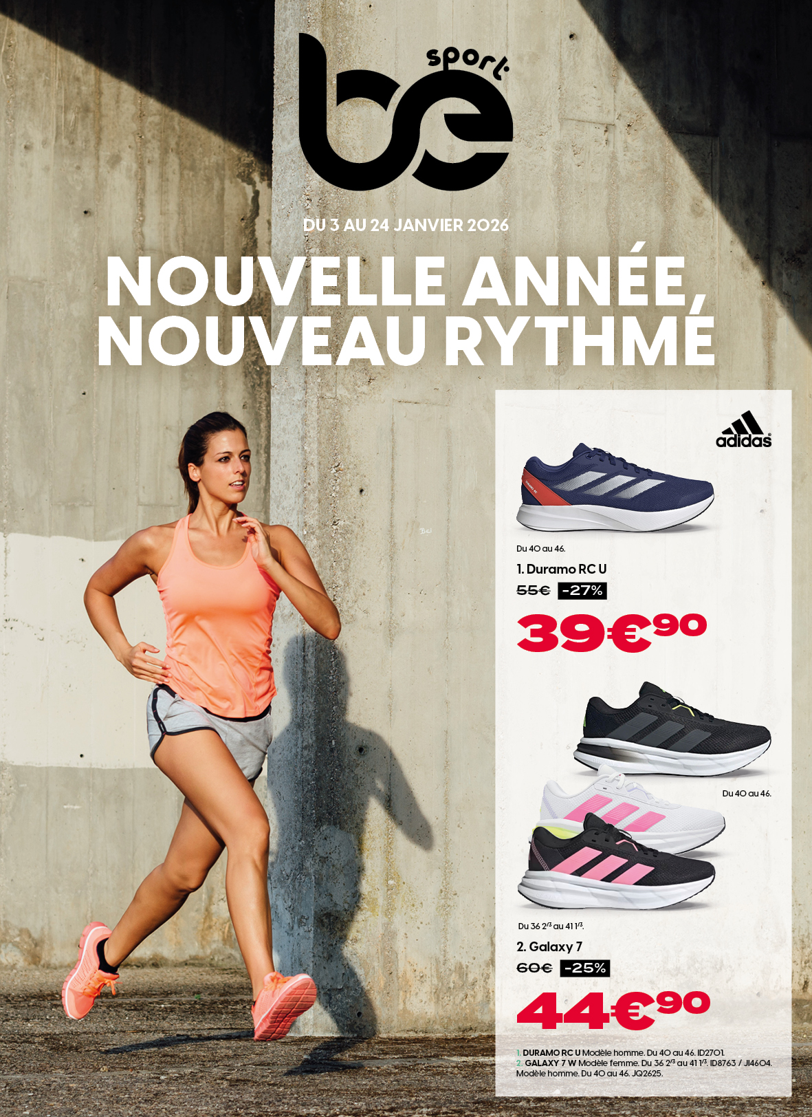 Be sport Réunion Facebook ad: Le catalogue est au complet, avec une offre…