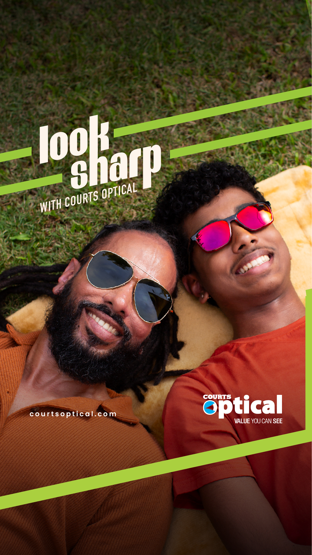 Courts Optical Trinidad & Tobago Facebook ad