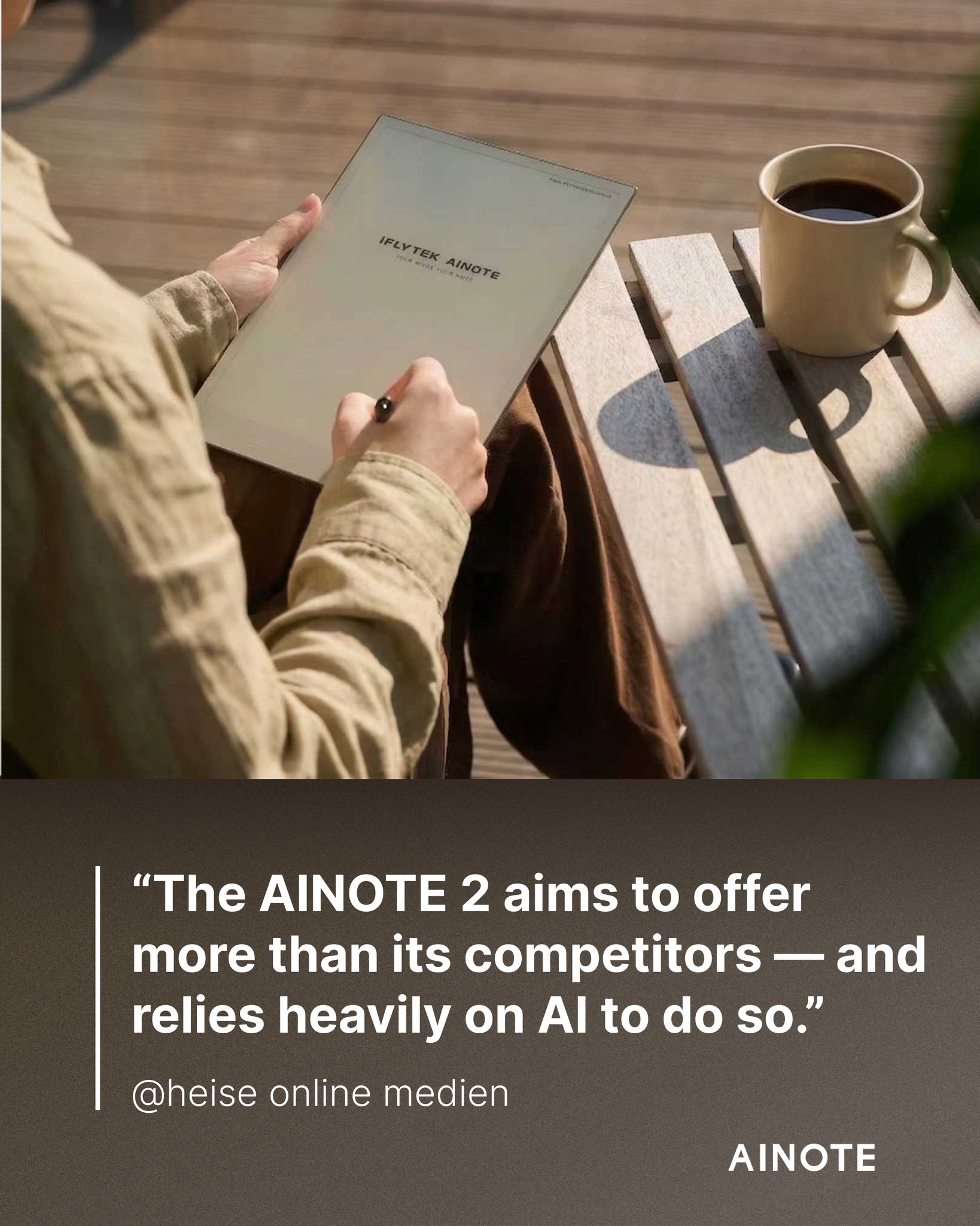 AINOTE Facebook ad