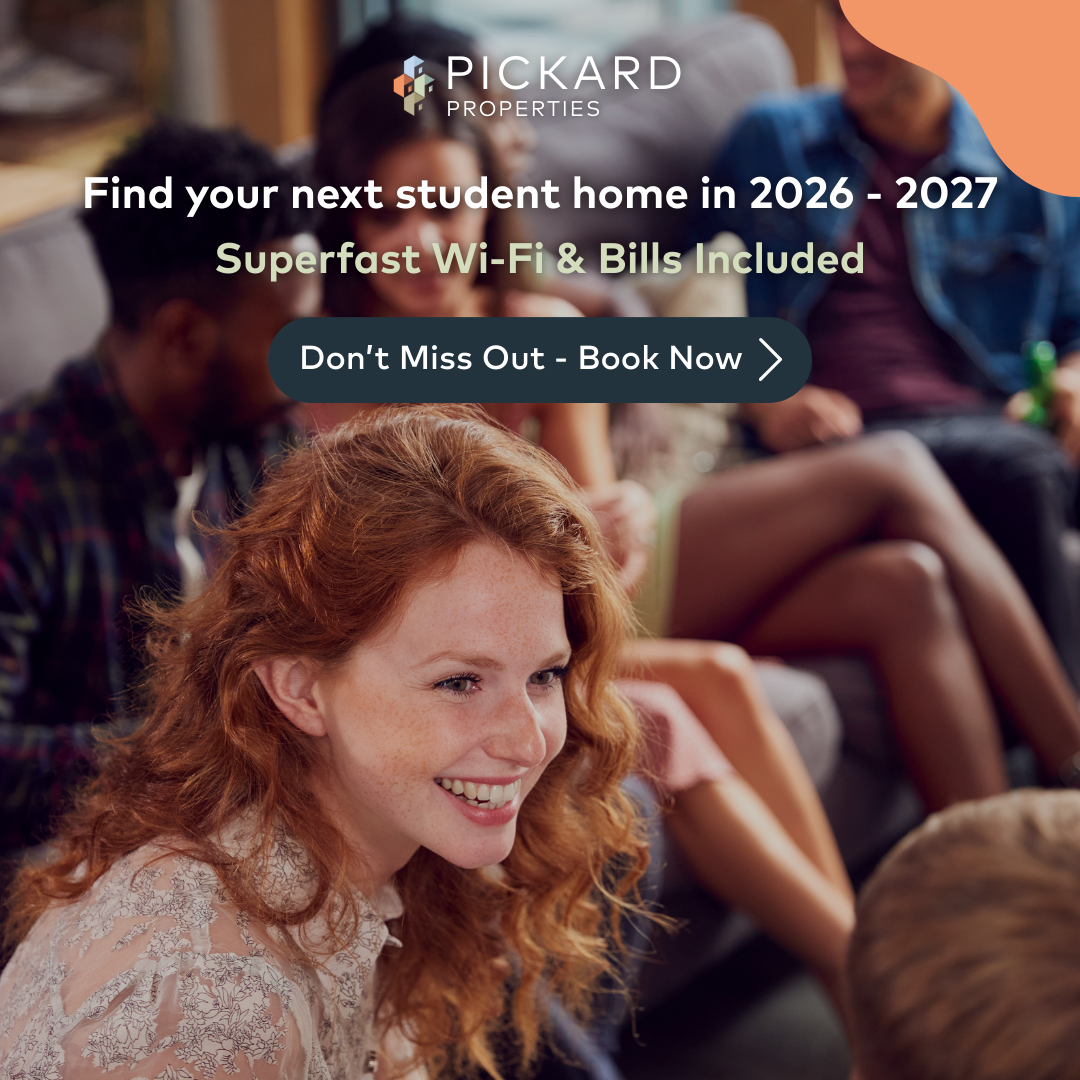 Pickard Properties Facebook ad: Looking for your student property for the 2026-2027…