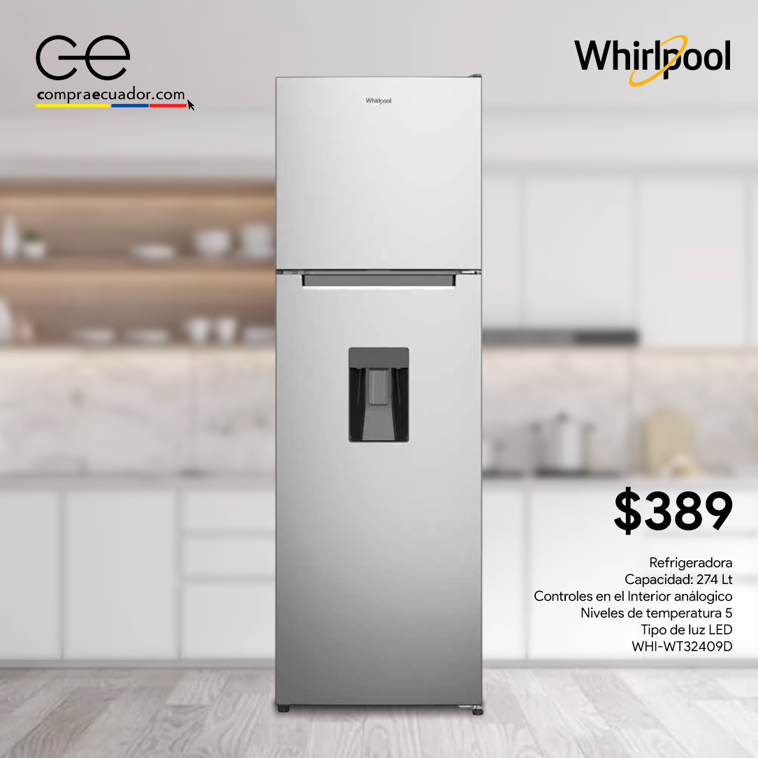 Compraecuador Facebook ad: Oferta Whirlpool!
