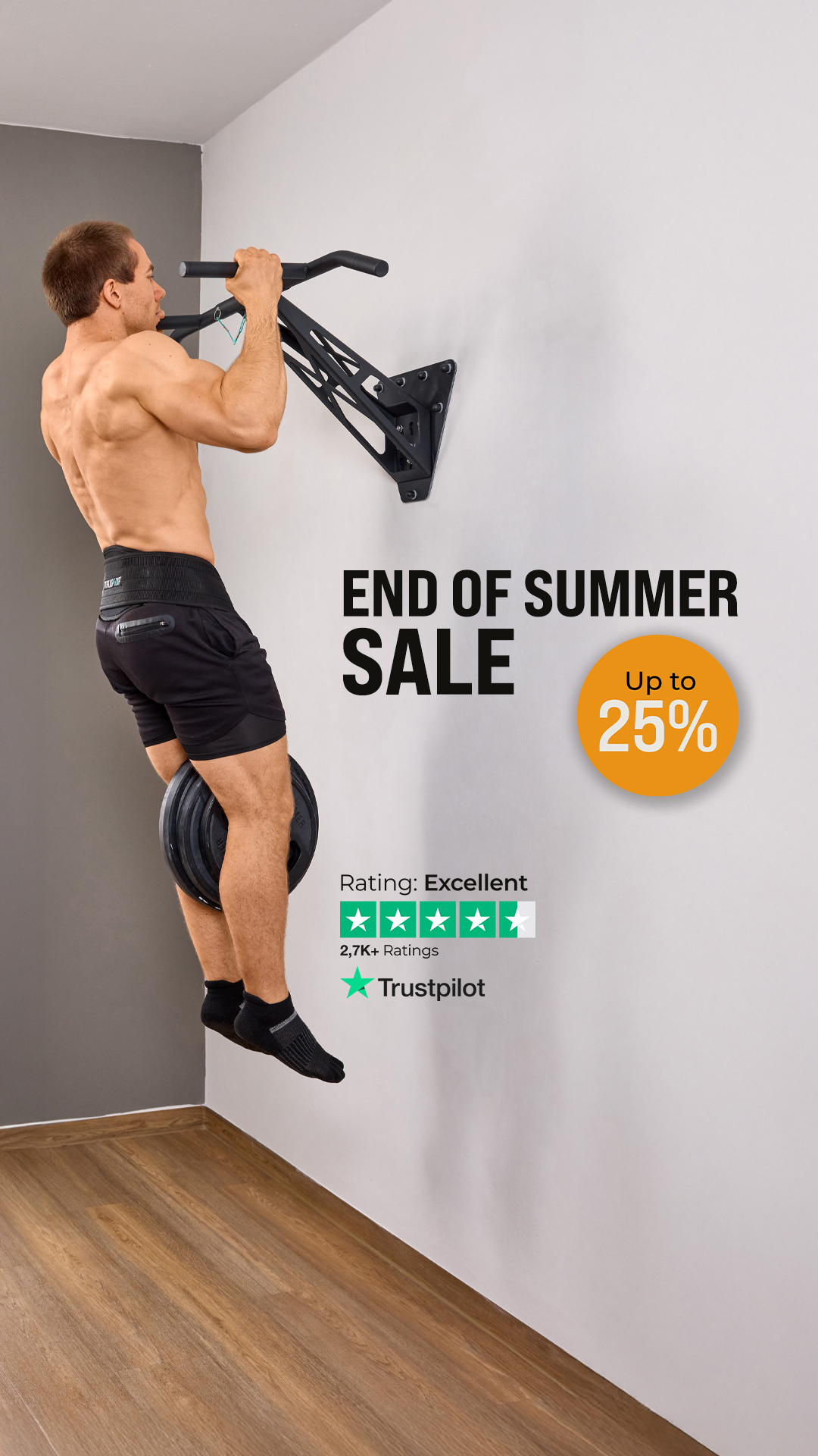 Pullup & Dip Facebook ad: Save 15% on everything: 10 Years of Pullup & Dip