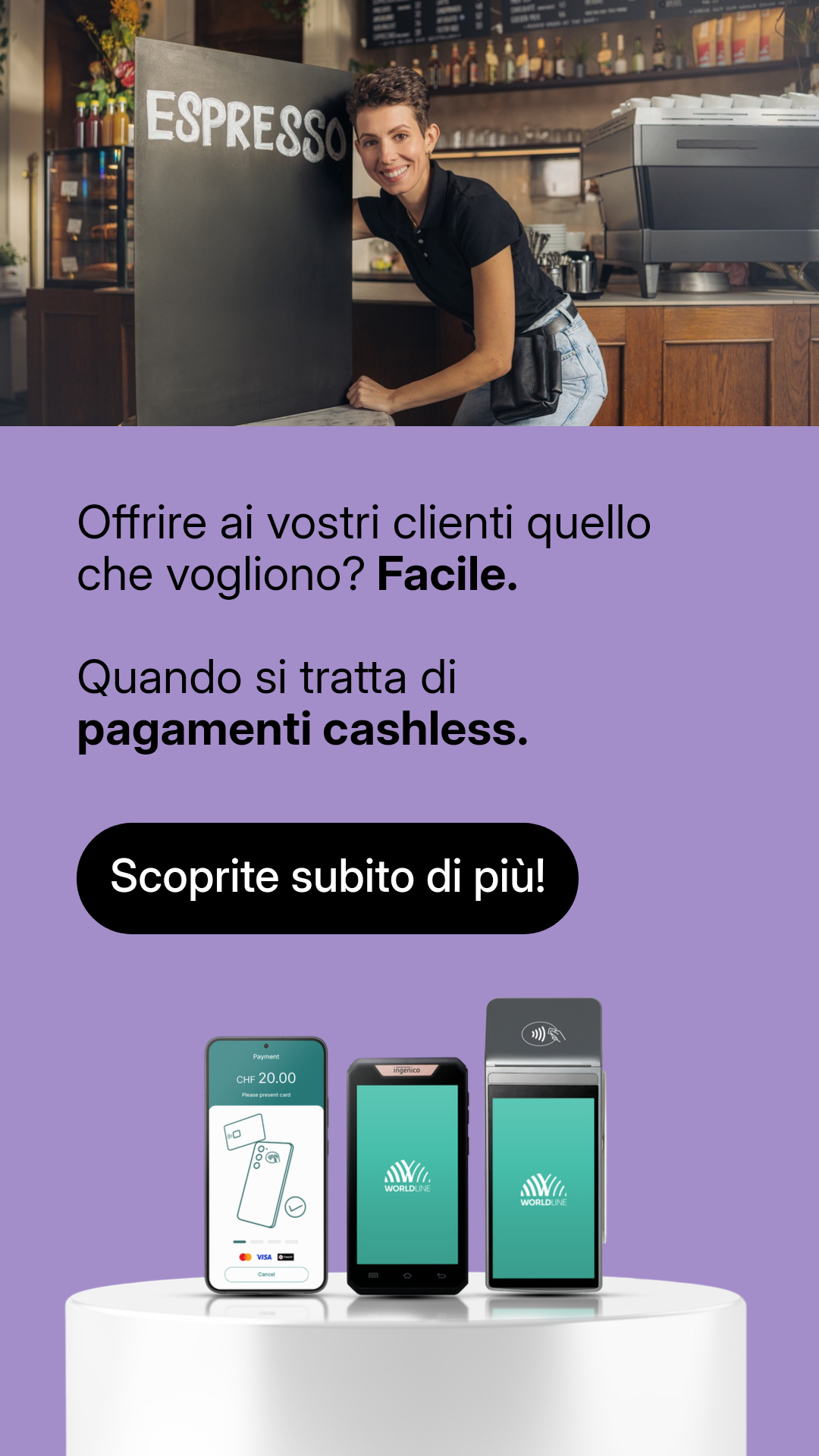 Worldline Switzerland Facebook ad