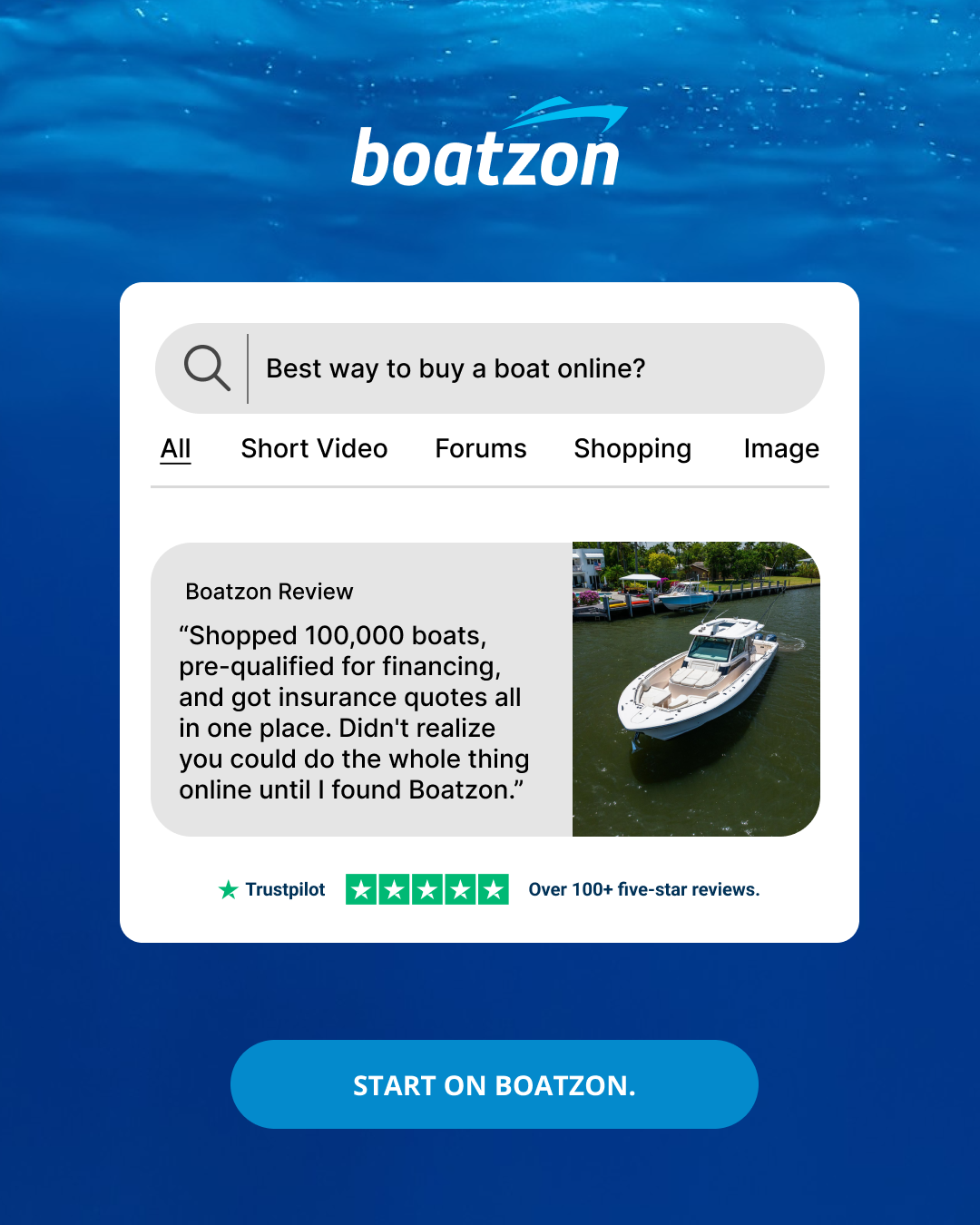 Boatzon Facebook ad