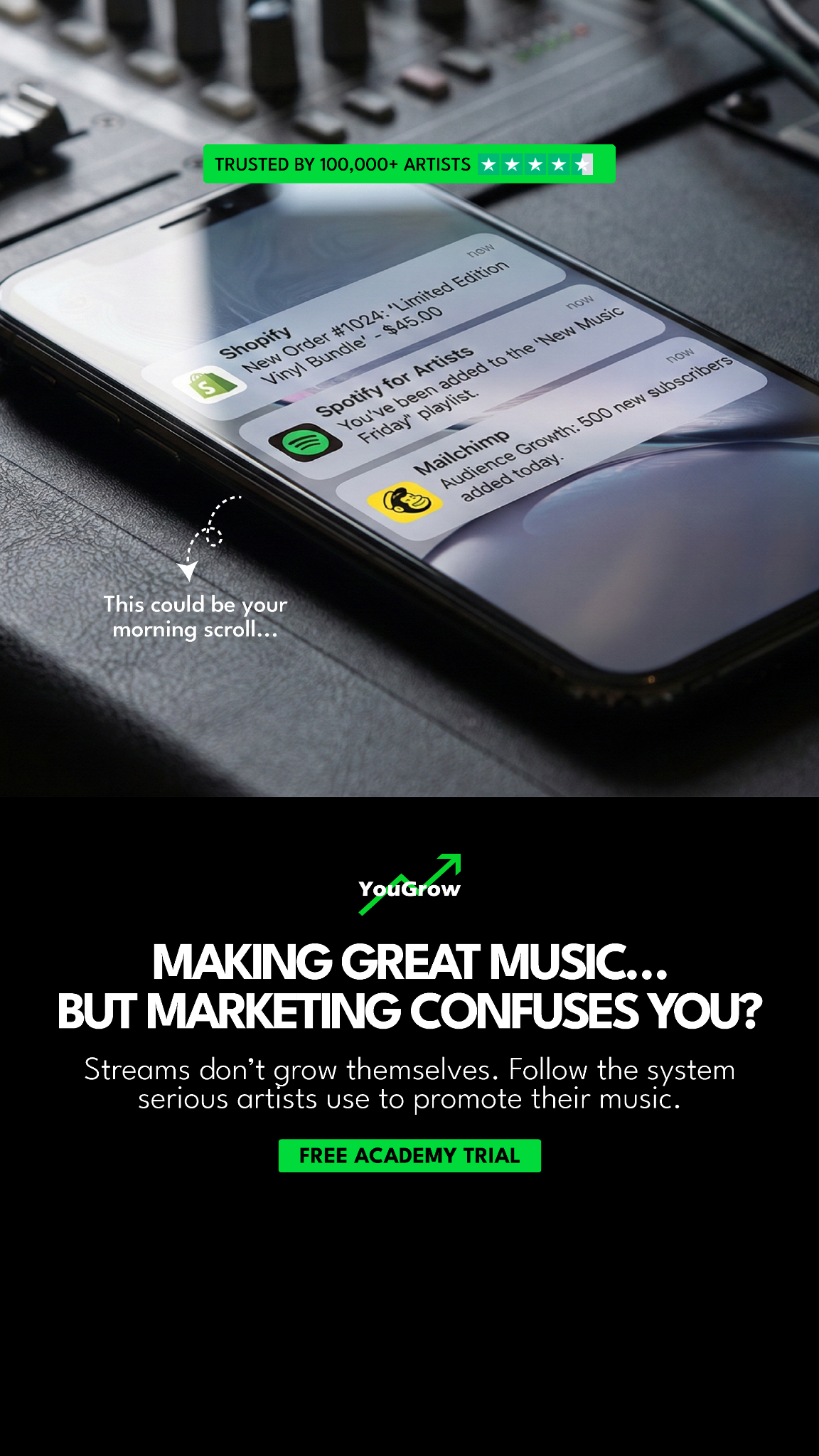 YouGrow Facebook ad