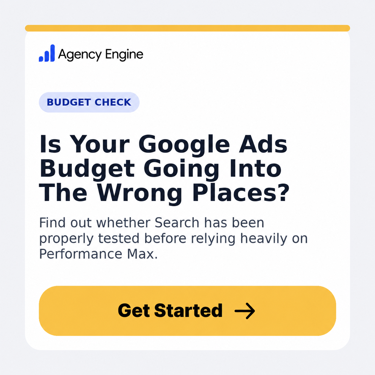 Agency Engine Facebook ad