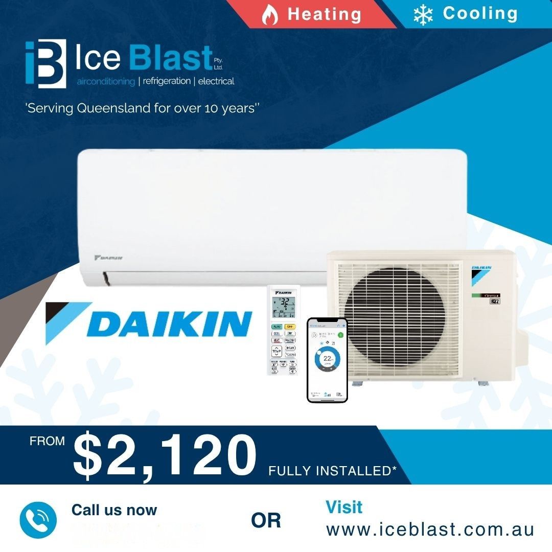 Ice Blast Pty Ltd Facebook ad: Ready For A Cooler, More Comfortable Home?