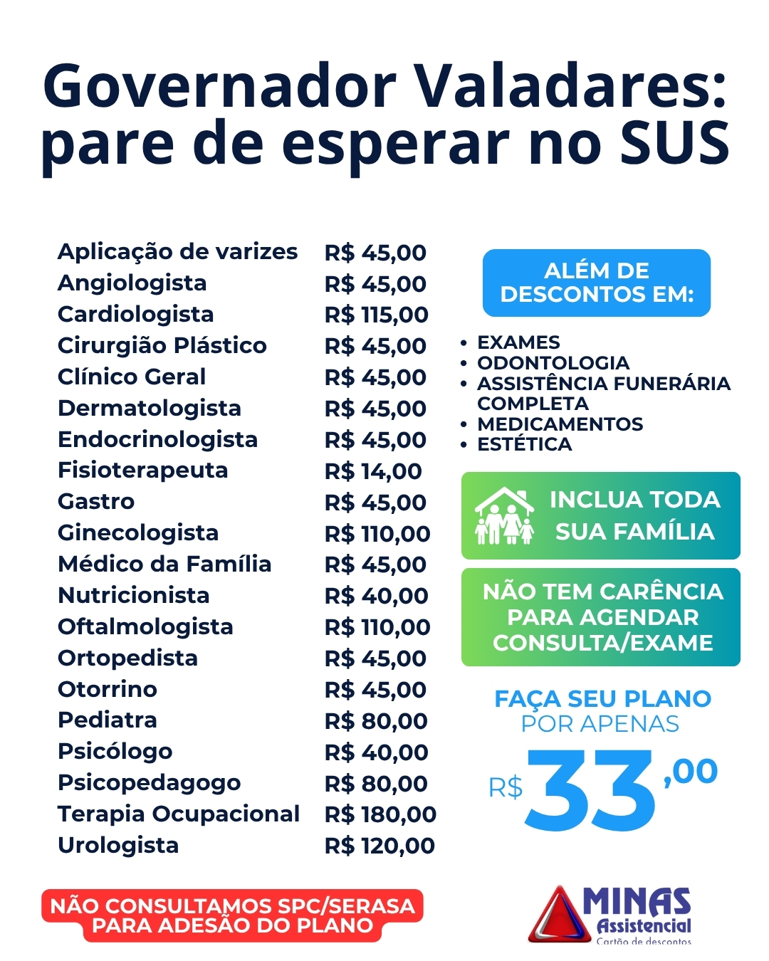 Minas Assistencial GV Facebook ad