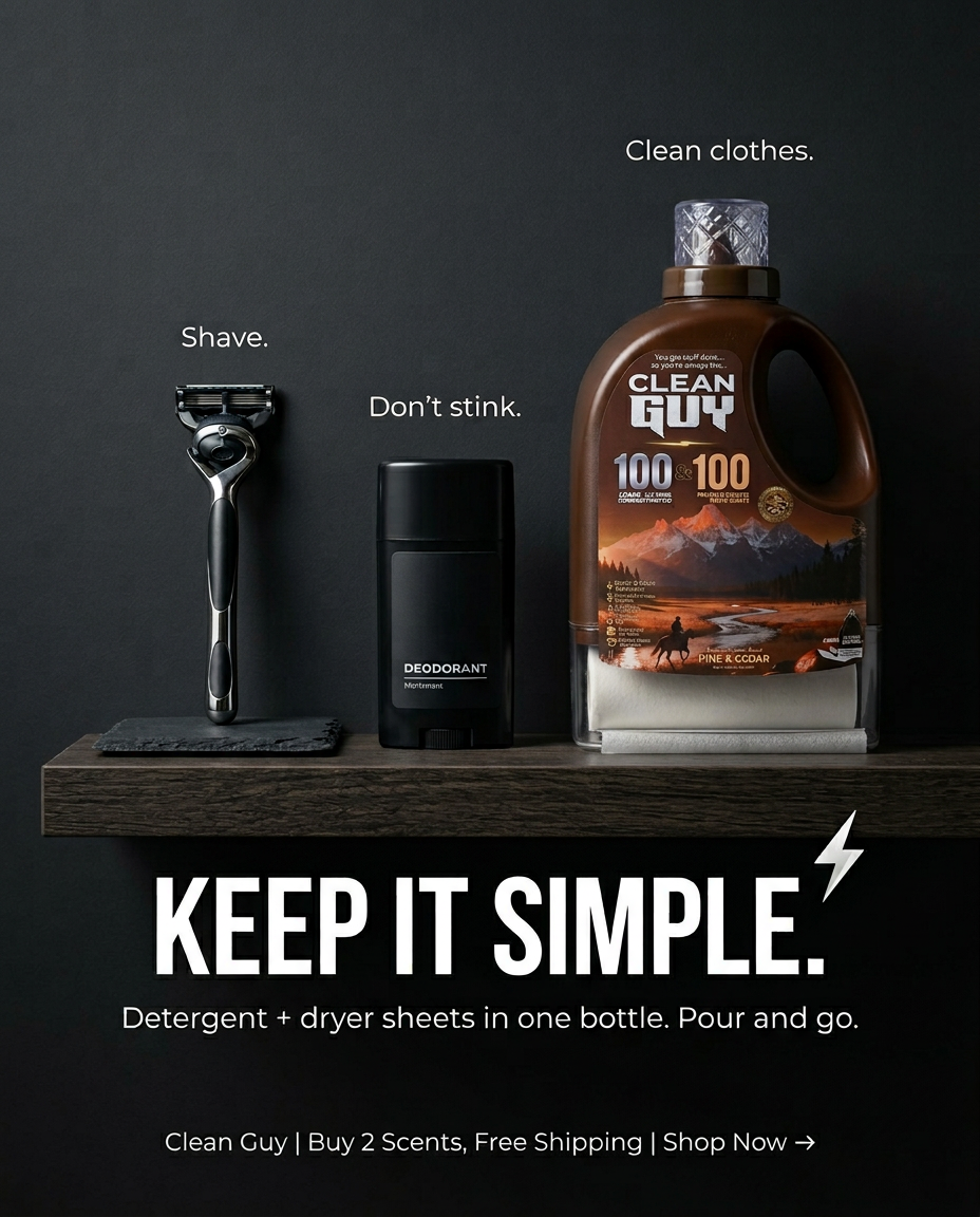 Clean Guy Facebook ad