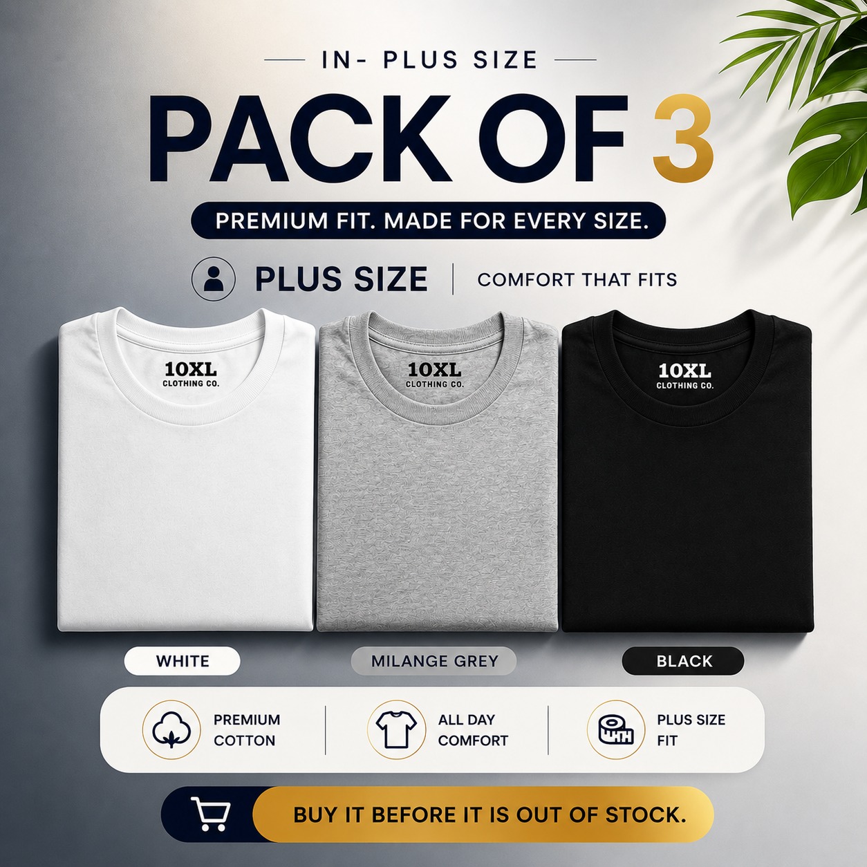 10XL Clothing Co Facebook ad