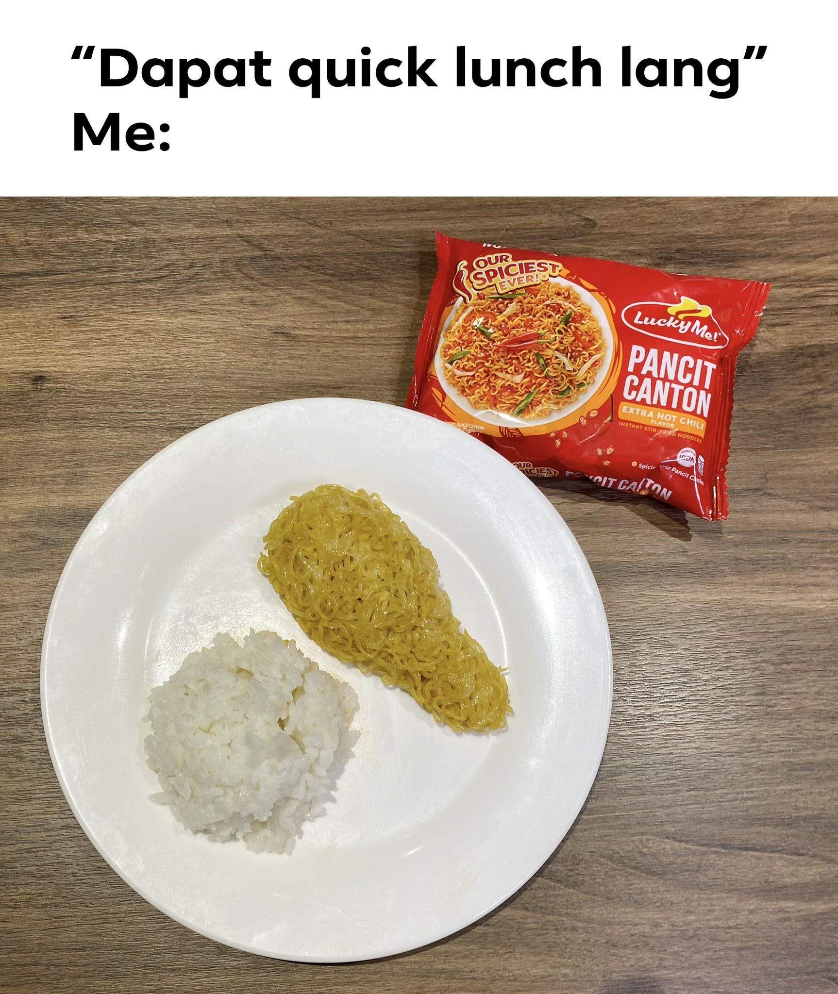 Lucky Me! Facebook ad: Mabilisan na tanghalian ang hanap?