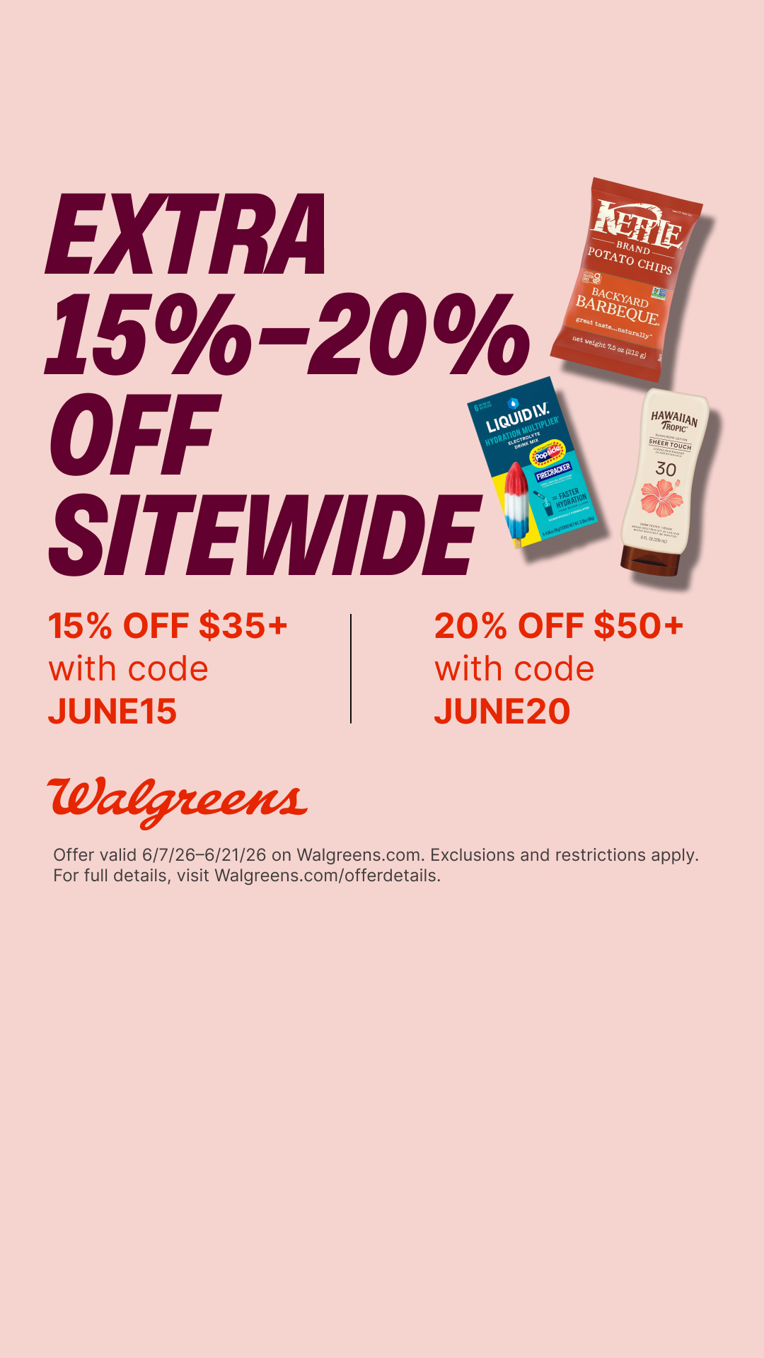 Walgreens Facebook ad