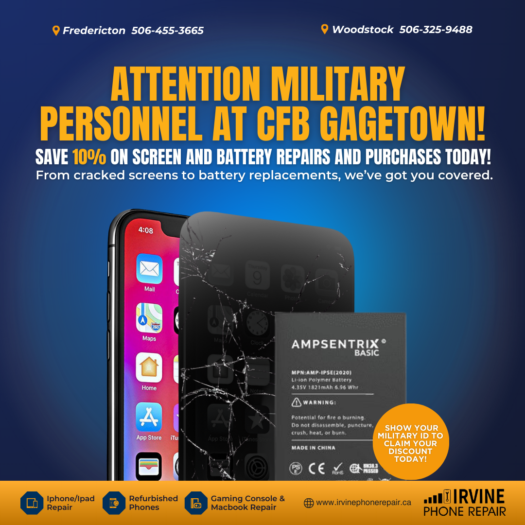 Irvine Phone Repair Facebook ad