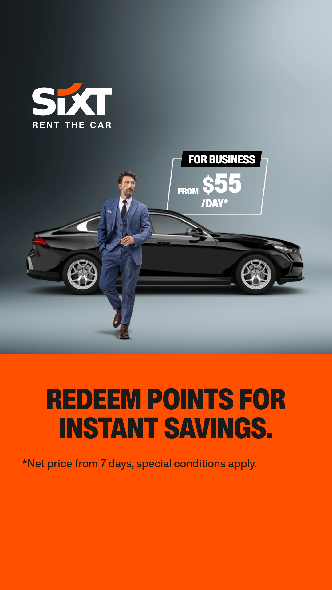 Sixt Facebook ad