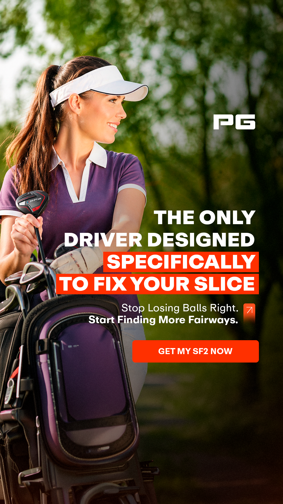 Performance Golf Facebook ad