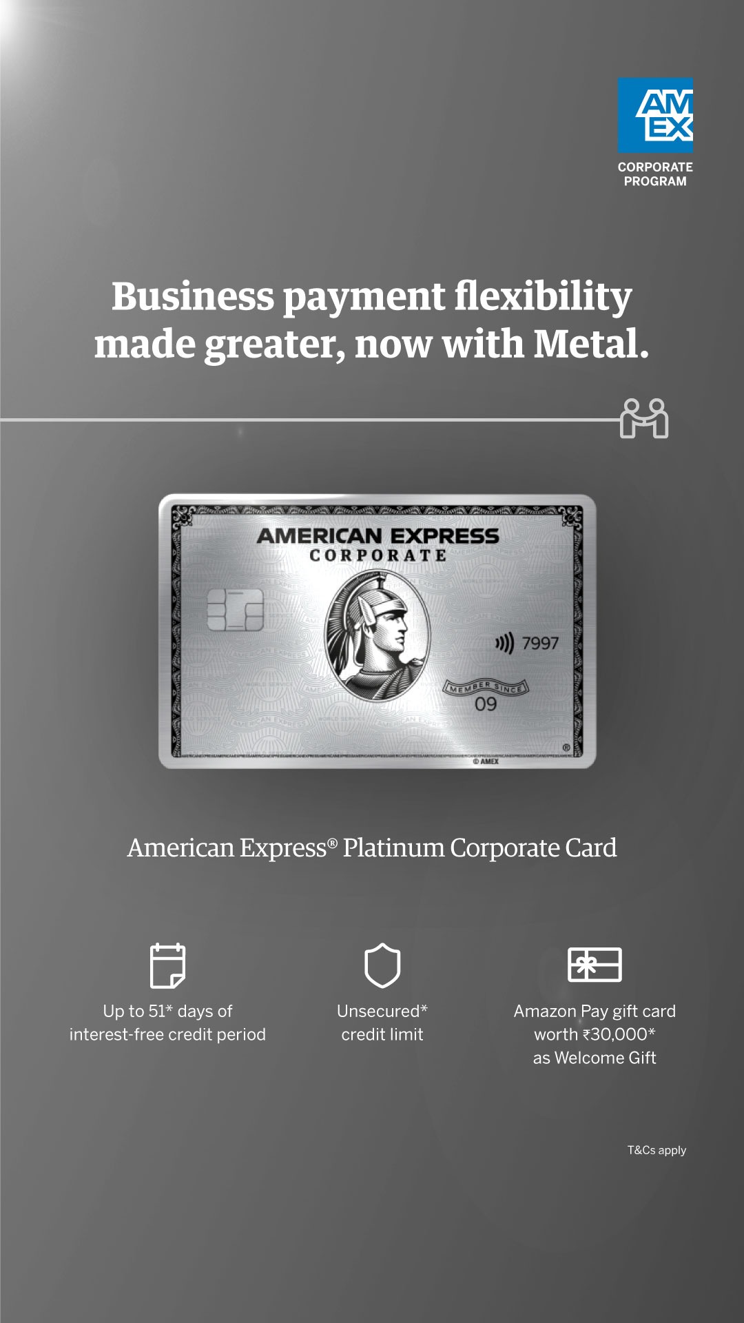 American Express Facebook ad