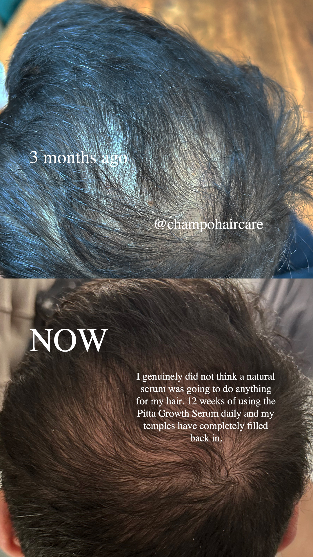 Chāmpo Haircare Facebook ad
