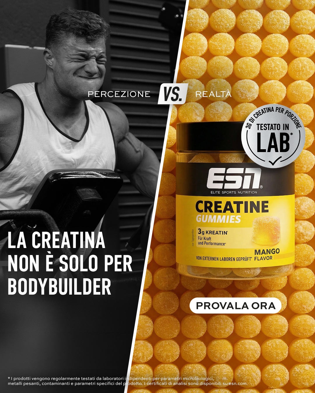 ESN Facebook ad: Creatina di qualità