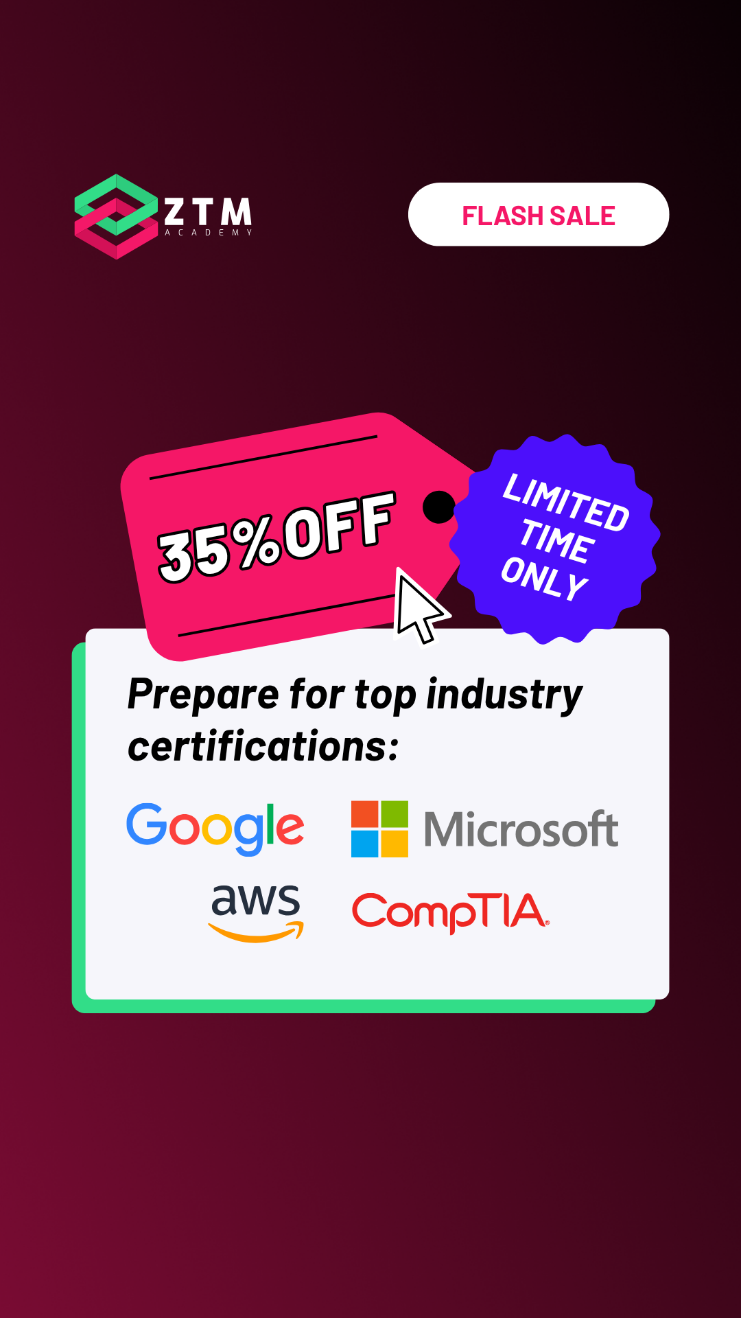 Zero To Mastery Facebook ad