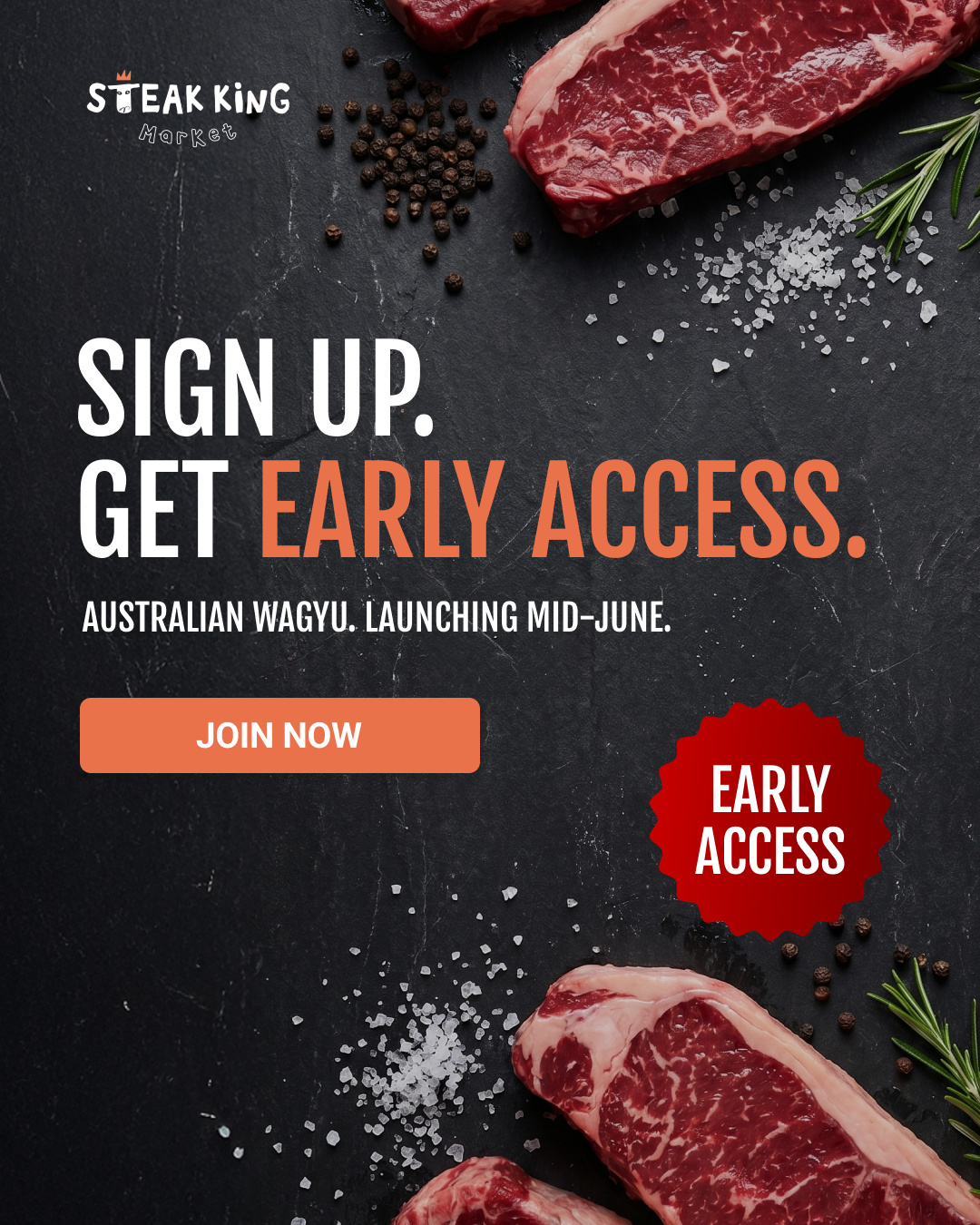 Steak King UK Facebook ad