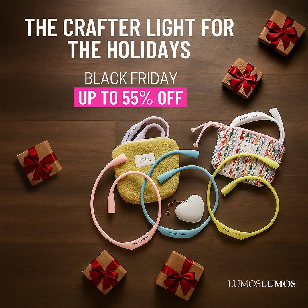 Lumos Knitting Light Facebook ad