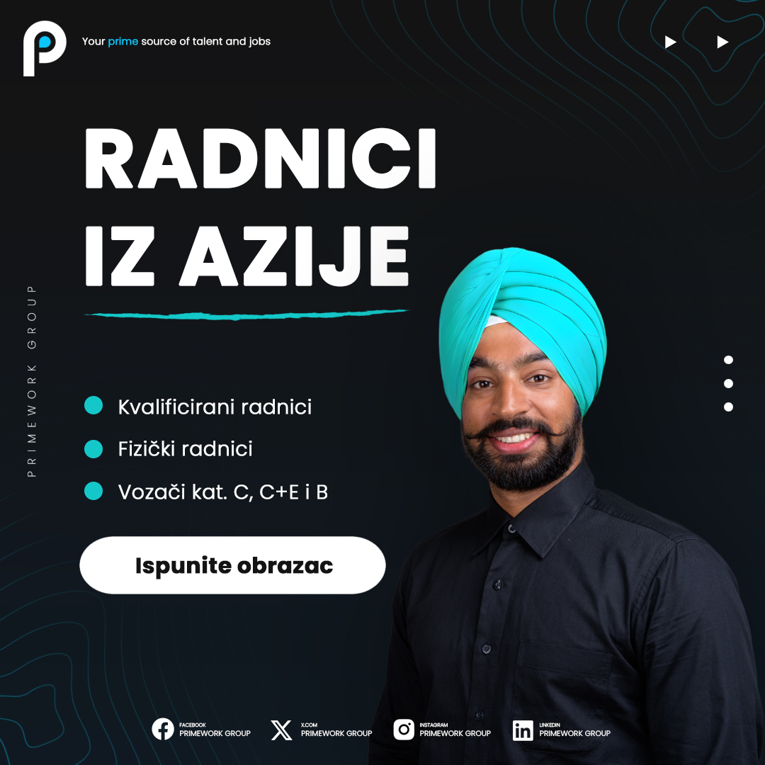 Primework Group Hrvatska Facebook ad: RADNICI IZ AZIJE