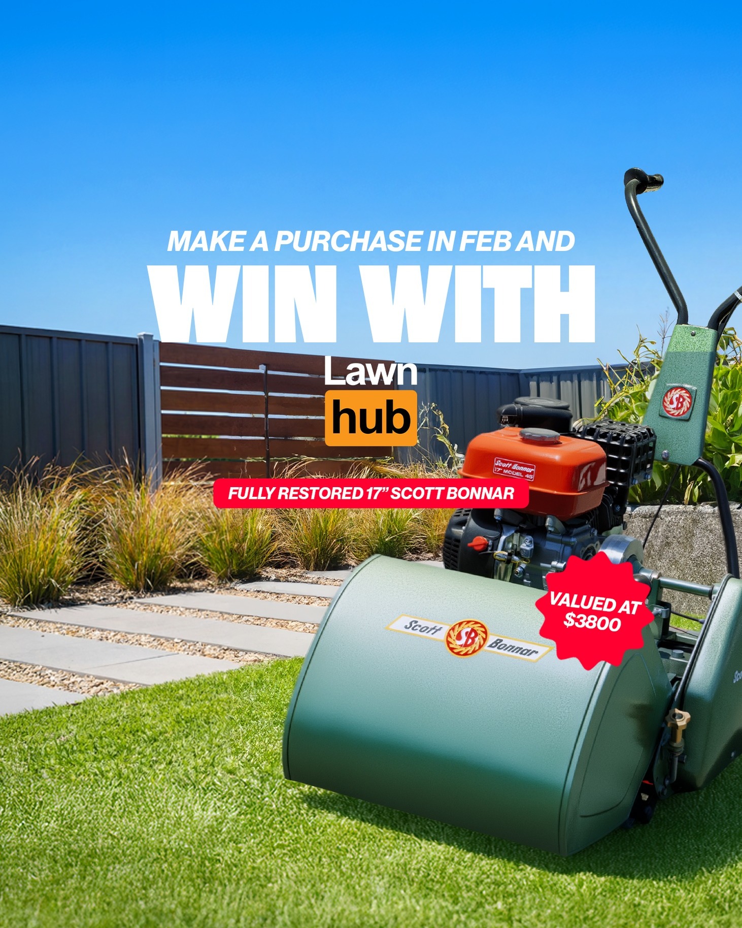 TheLawnHub Facebook ad