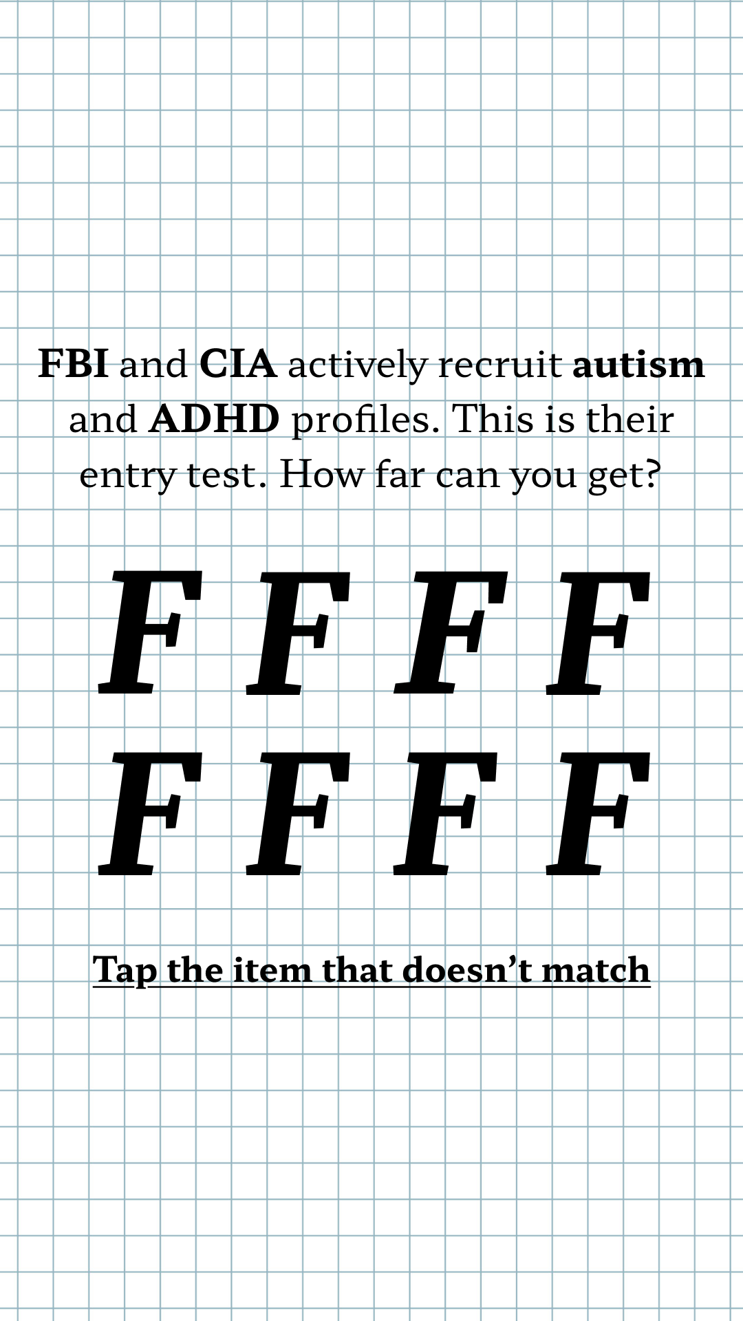 Brain Health Check Facebook ad