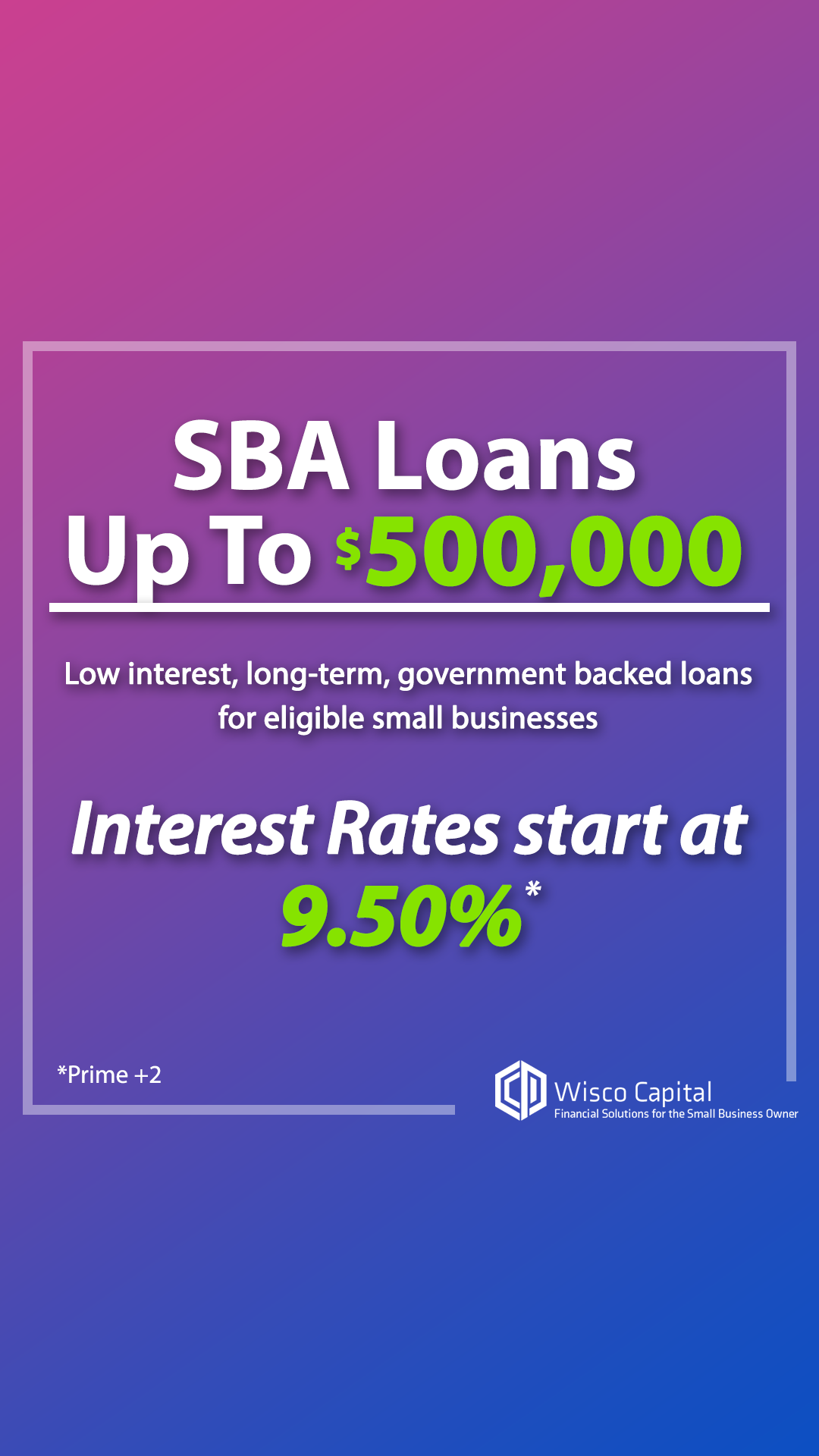 WiscoCapital Facebook ad