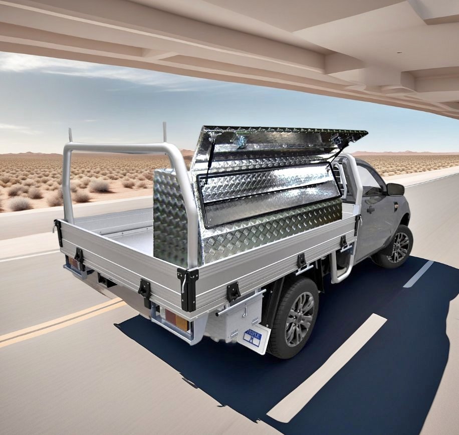 Skyteck Syd Facebook ad: New Aluminum 2.0mm Toolboxes Storage For Ute/Truck/Trailer…