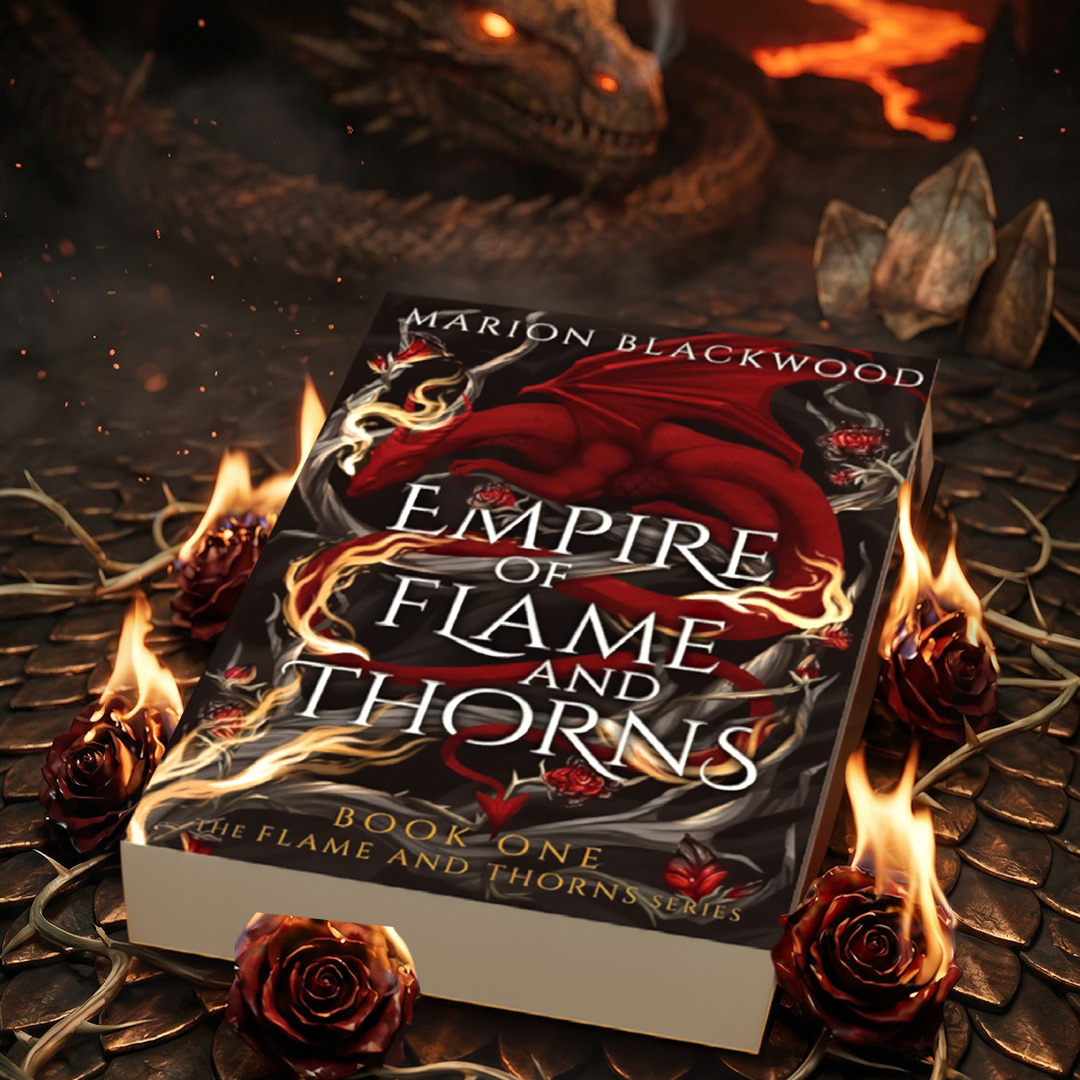 Scarlett Press Facebook ad: Empire of Flame and Thorns