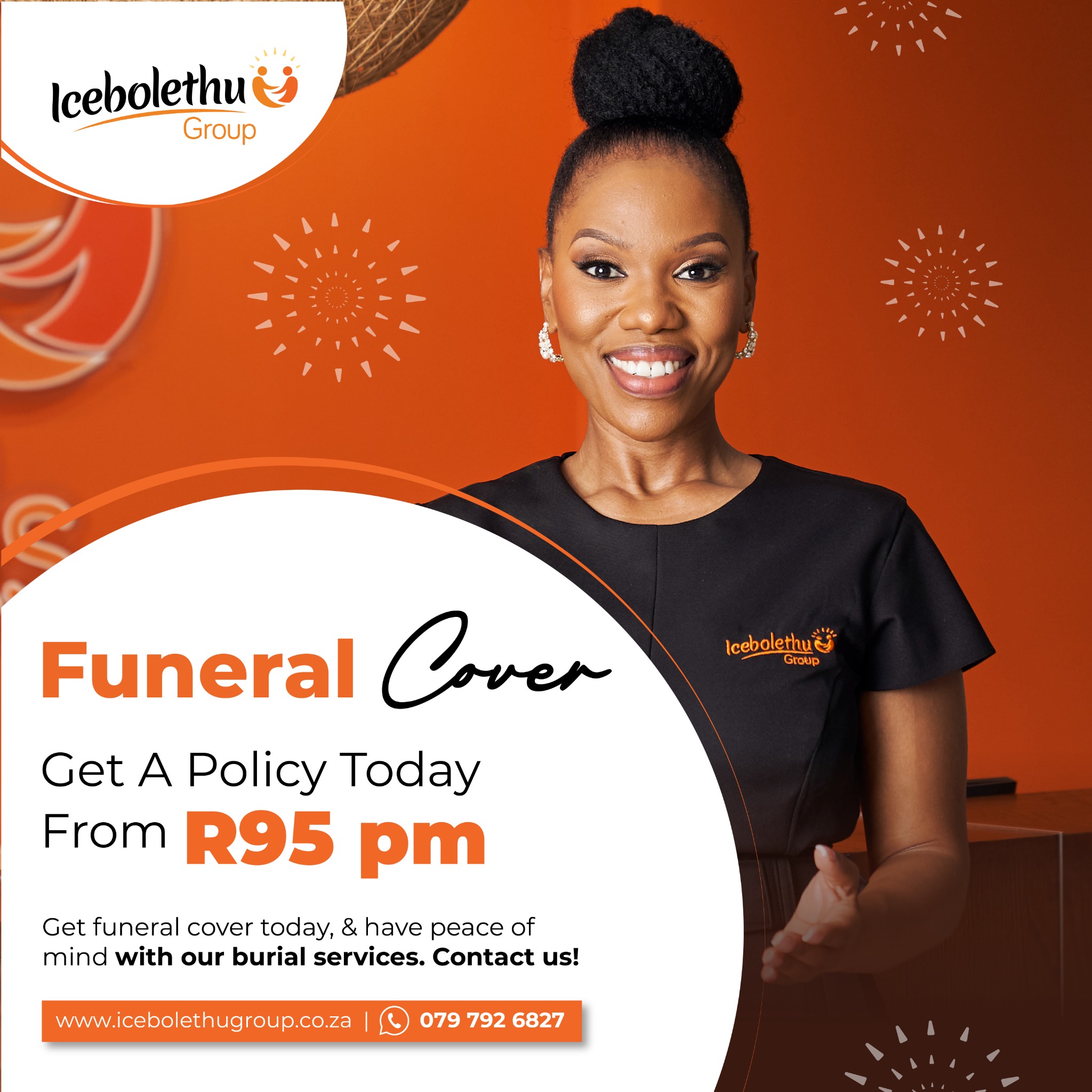Icebolethu Group Facebook ad: R95 Funeral Cover