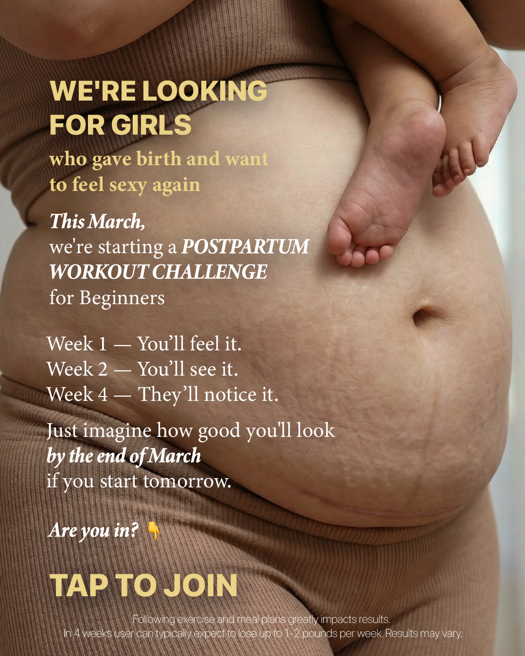 28 Day Challenge Facebook ad