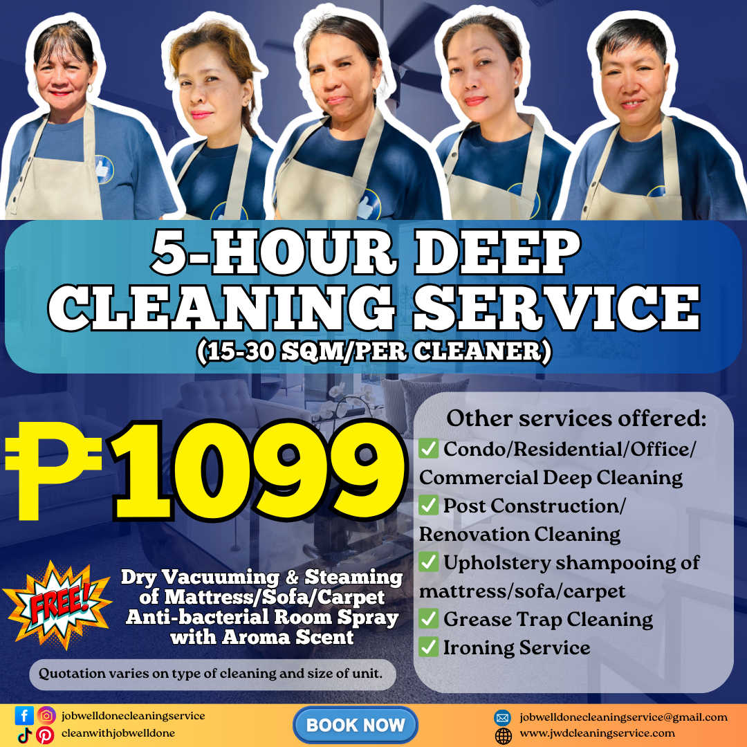 Job Well Done Cleaning Service Facebook ad