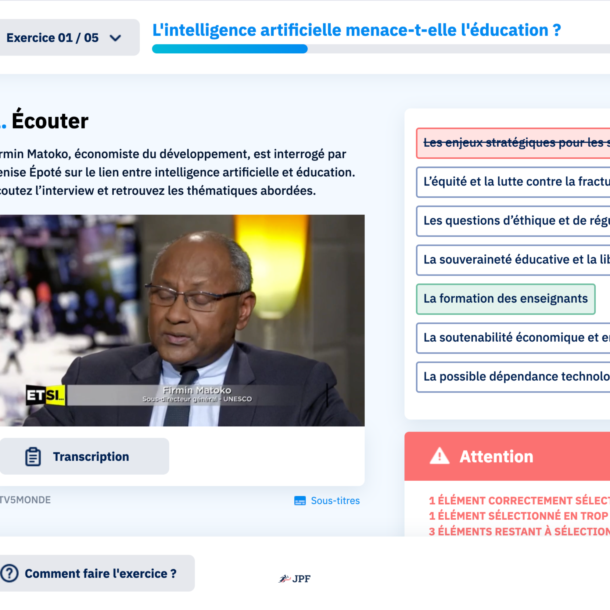 Tổ chức giáo dục Pháp ngữ Je Parle Français Facebook ad: Mình Đạt DELF B2 60+ Ngay Từ Lần Đầu Thi!