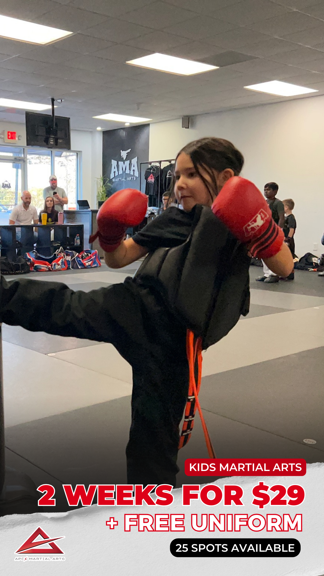 APEX Martial Arts Facebook ad