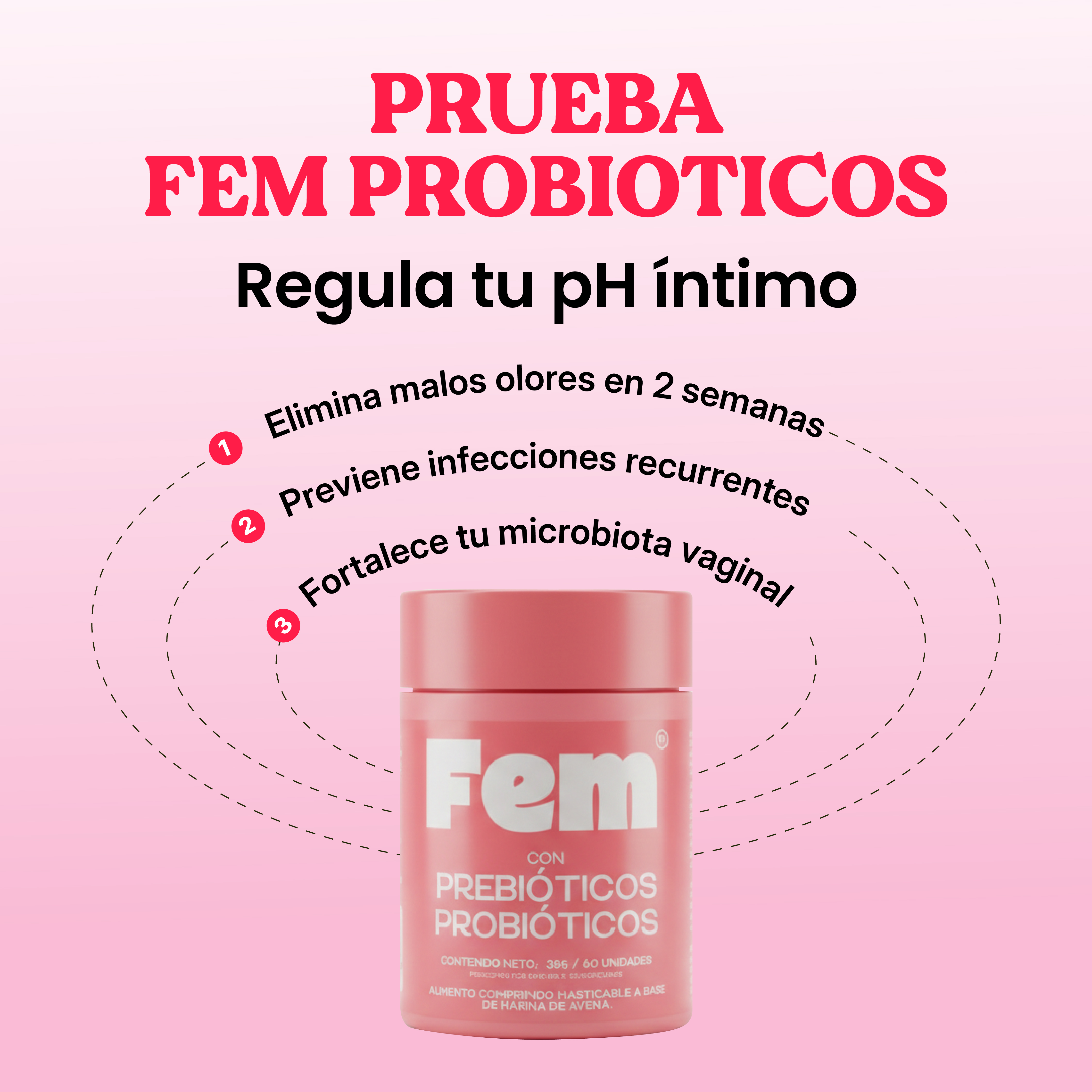 Fem Probiotics Facebook ad